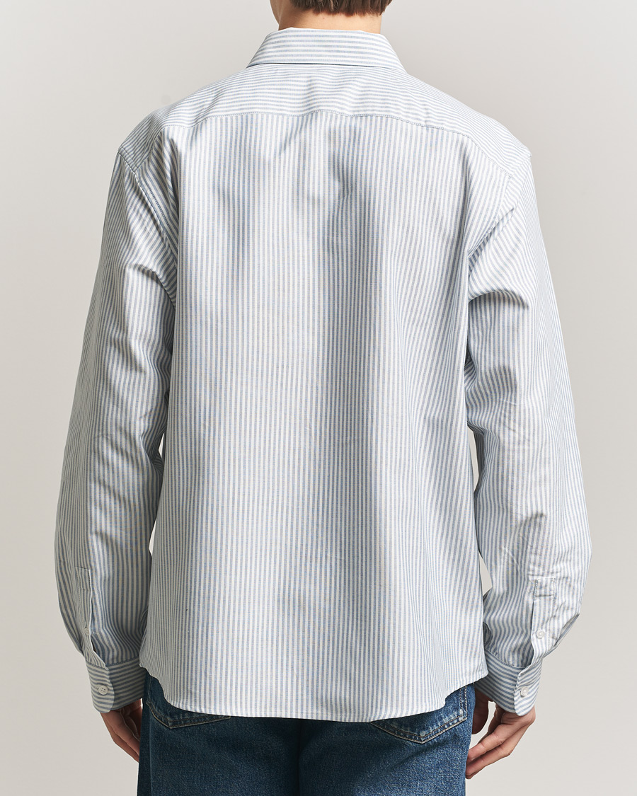 Mies | Kauluspaidat | Palmes | Deuce Oxford Shirt Light Blue Stripe