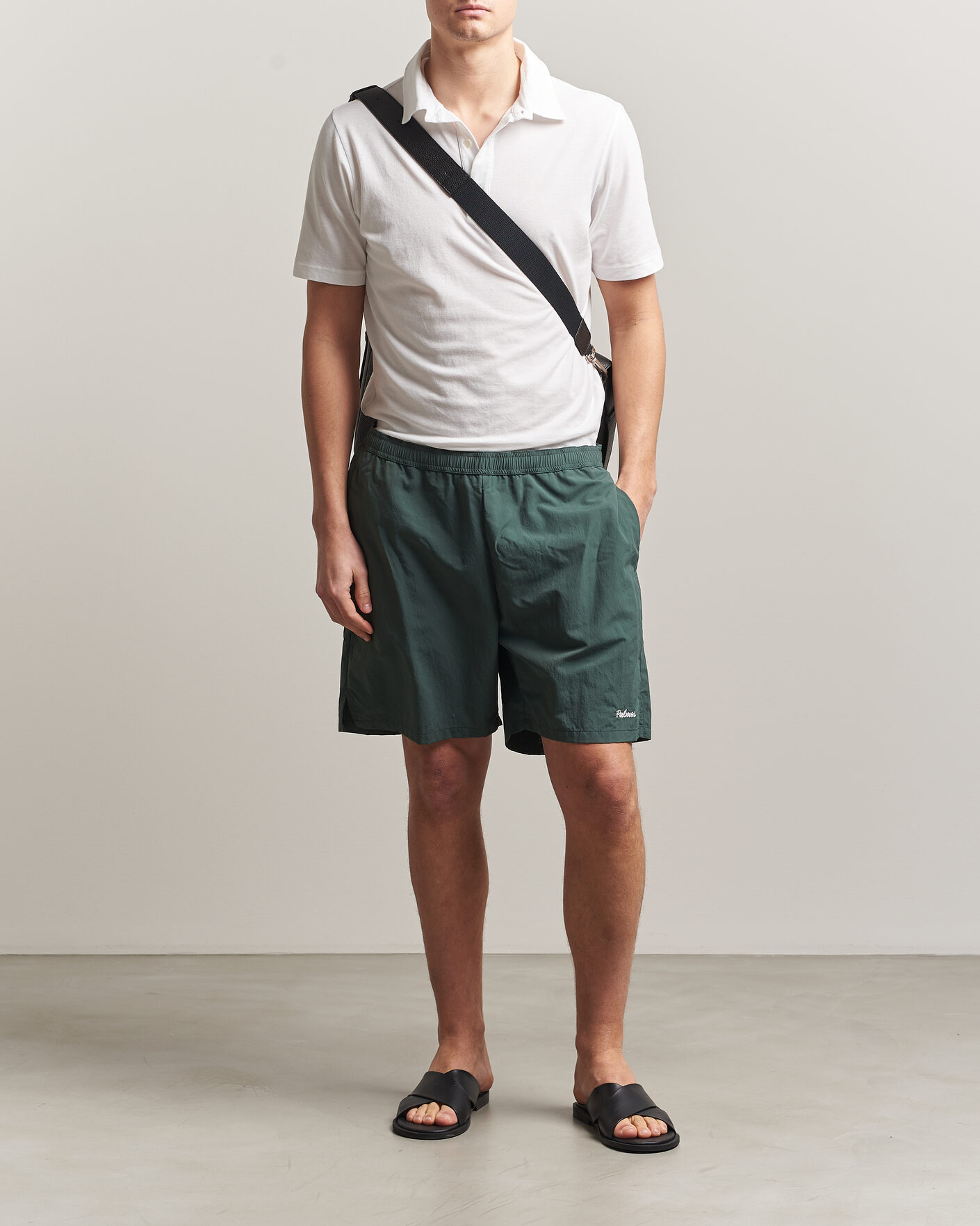 Mies | Shortsit | Palmes | Stitch Tennis Shorts Dark Green