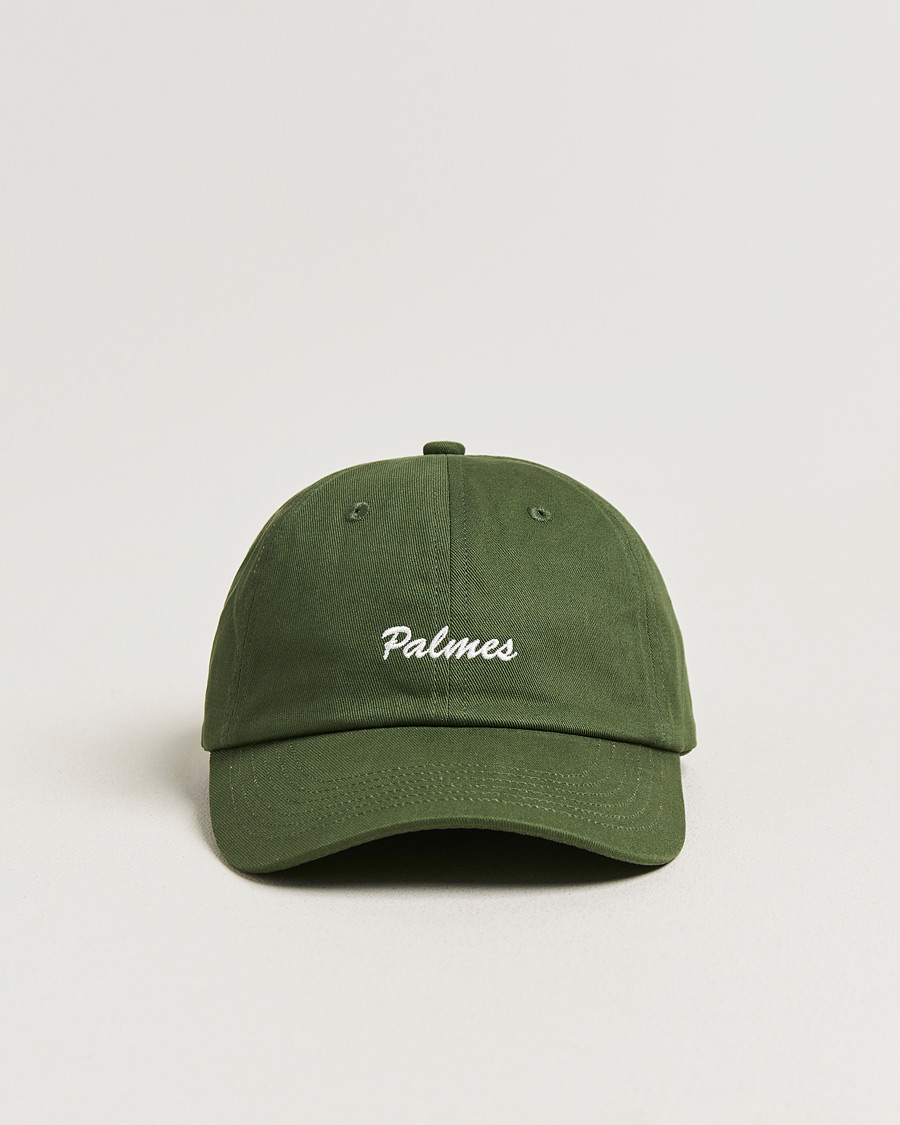 Mies | Päähineet | Palmes | Stitch 6-Panel Cap Dark Green