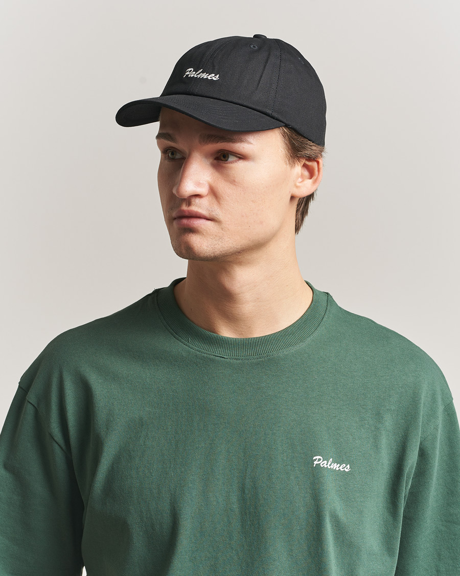 Mies | Päähineet | Palmes | Stitch 6-Panel Cap Black