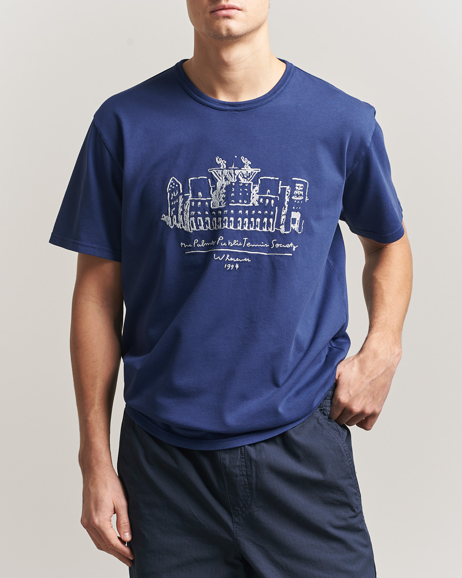 Mies | T-paidat | Palmes | Public T-Shirt Blue