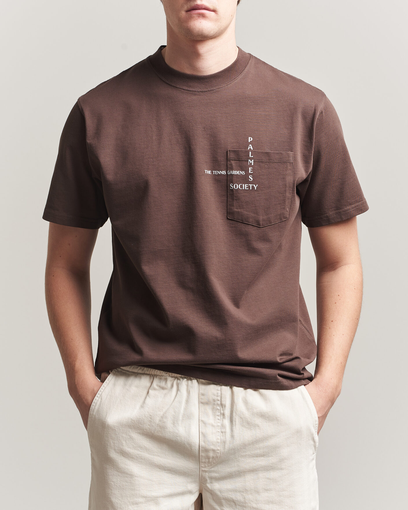 Mies | T-paidat | Palmes | Ramus Pocket T-Shirt Brown