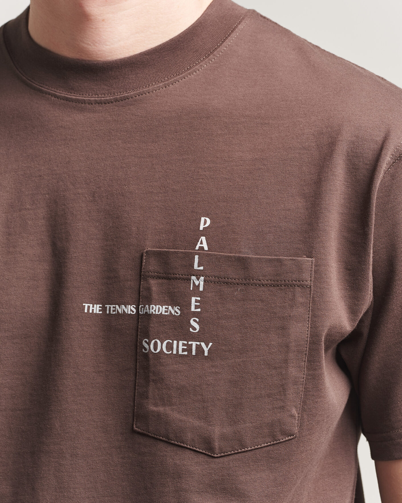 Mies | T-paidat | Palmes | Ramus Pocket T-Shirt Brown