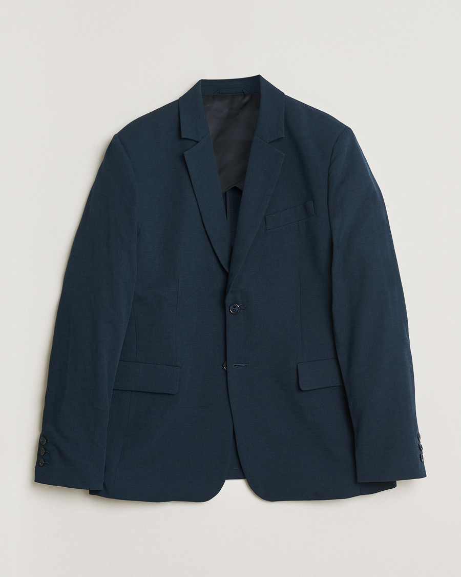 Mies | Pikkutakit | Palmes | Single Breasted Cotton Blazer Navy