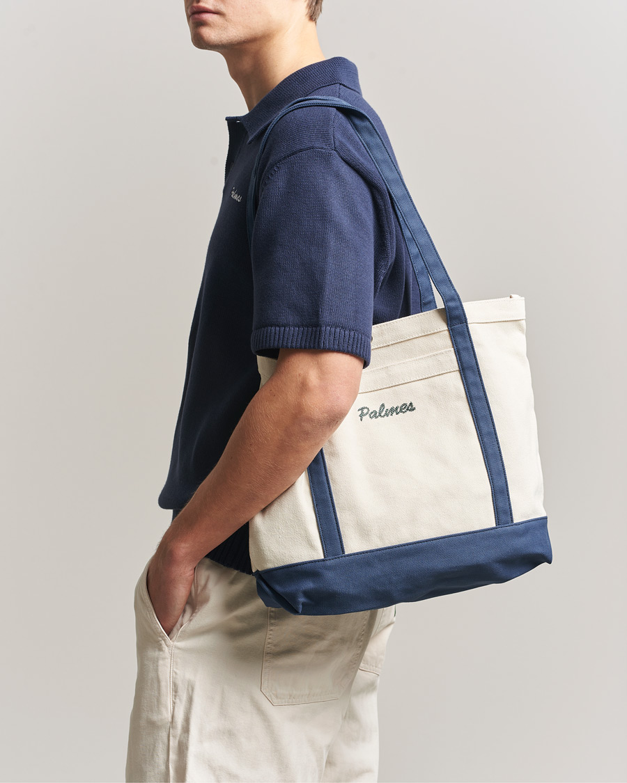 Mies | Laukut | Palmes | Stitch Tote Bag Off White