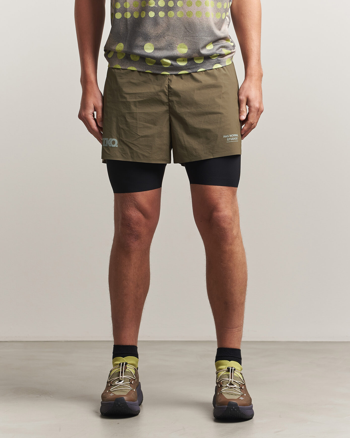 Mies | Shortsit | Pas Normal Studios | TKO Balance 2-in-1 Shorts Dark Stone
