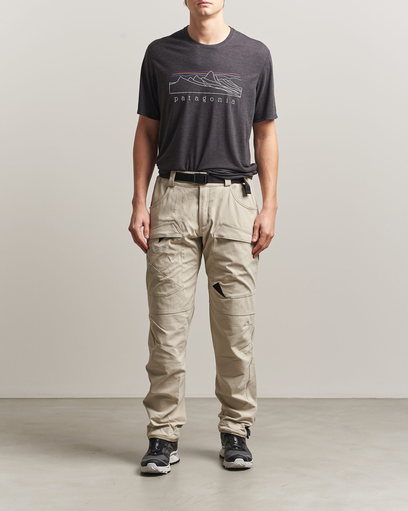 Mies | T-paidat | Patagonia | Cap Cool Trail T-Shirt Ink Black