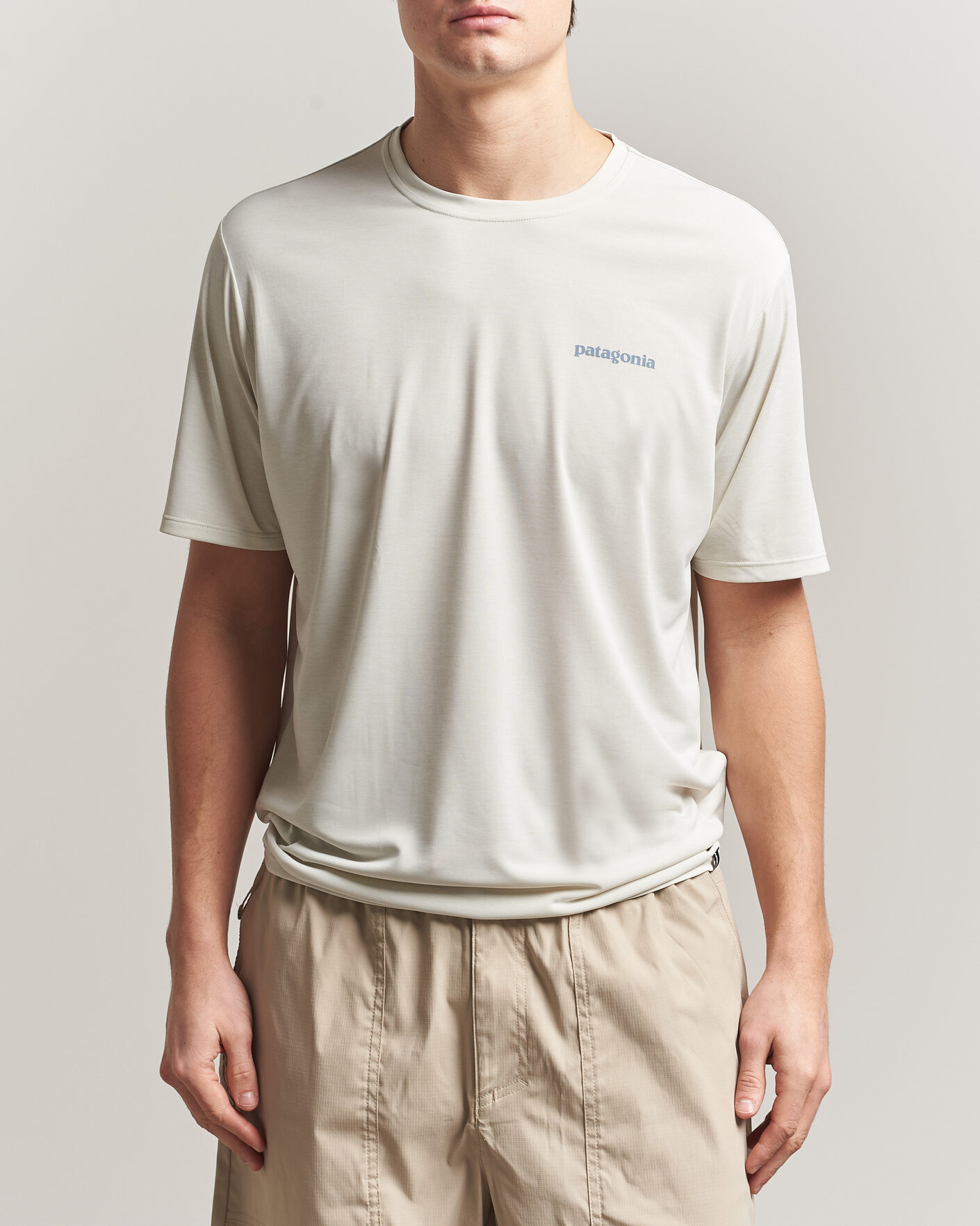 Mies | T-paidat | Patagonia | Cap Cool Daily Logo T-Shirt Dyno White