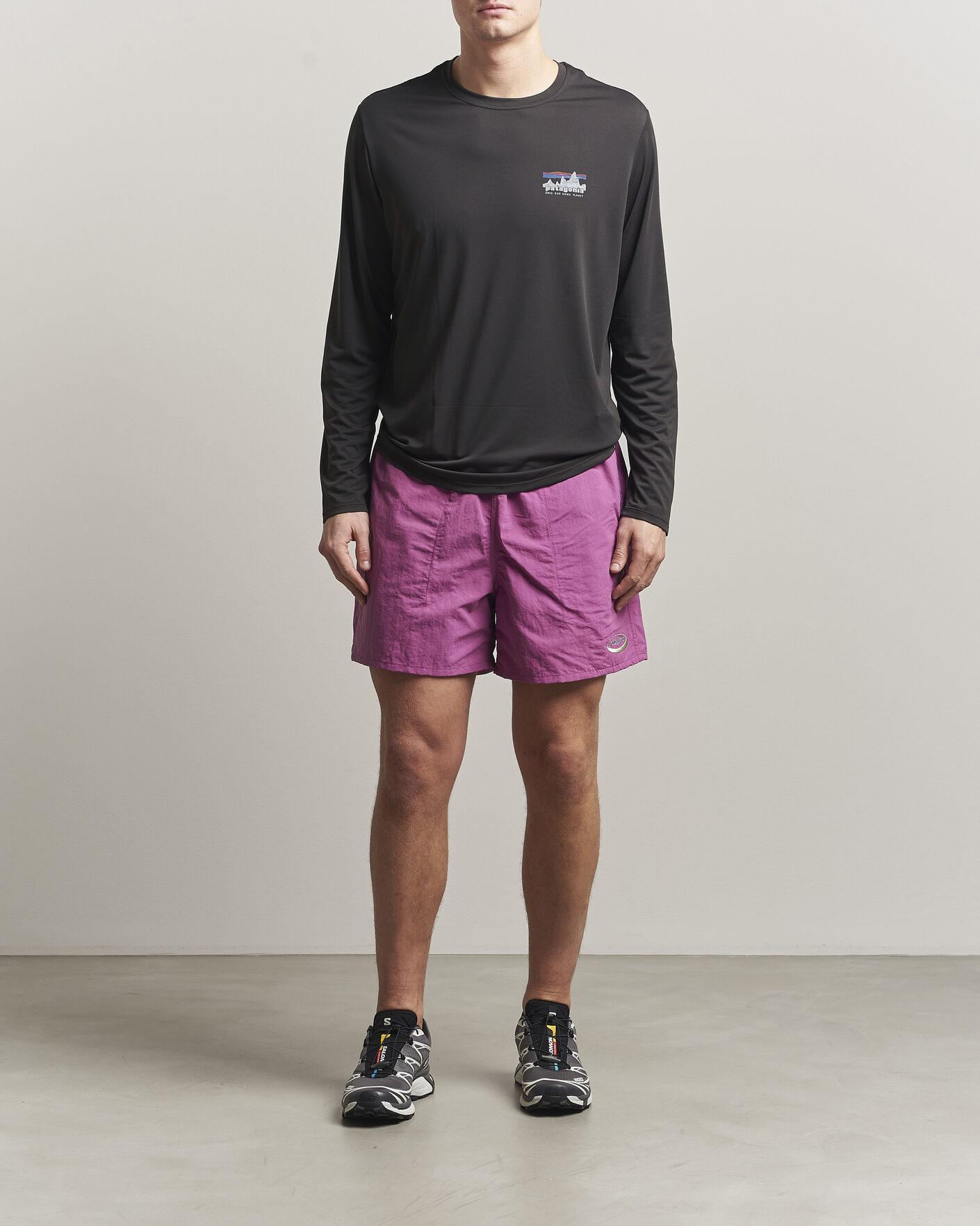 Mies | T-paidat | Patagonia | 73 Skyline Cap Cool Daily Long Sleeve T-Shirt Black