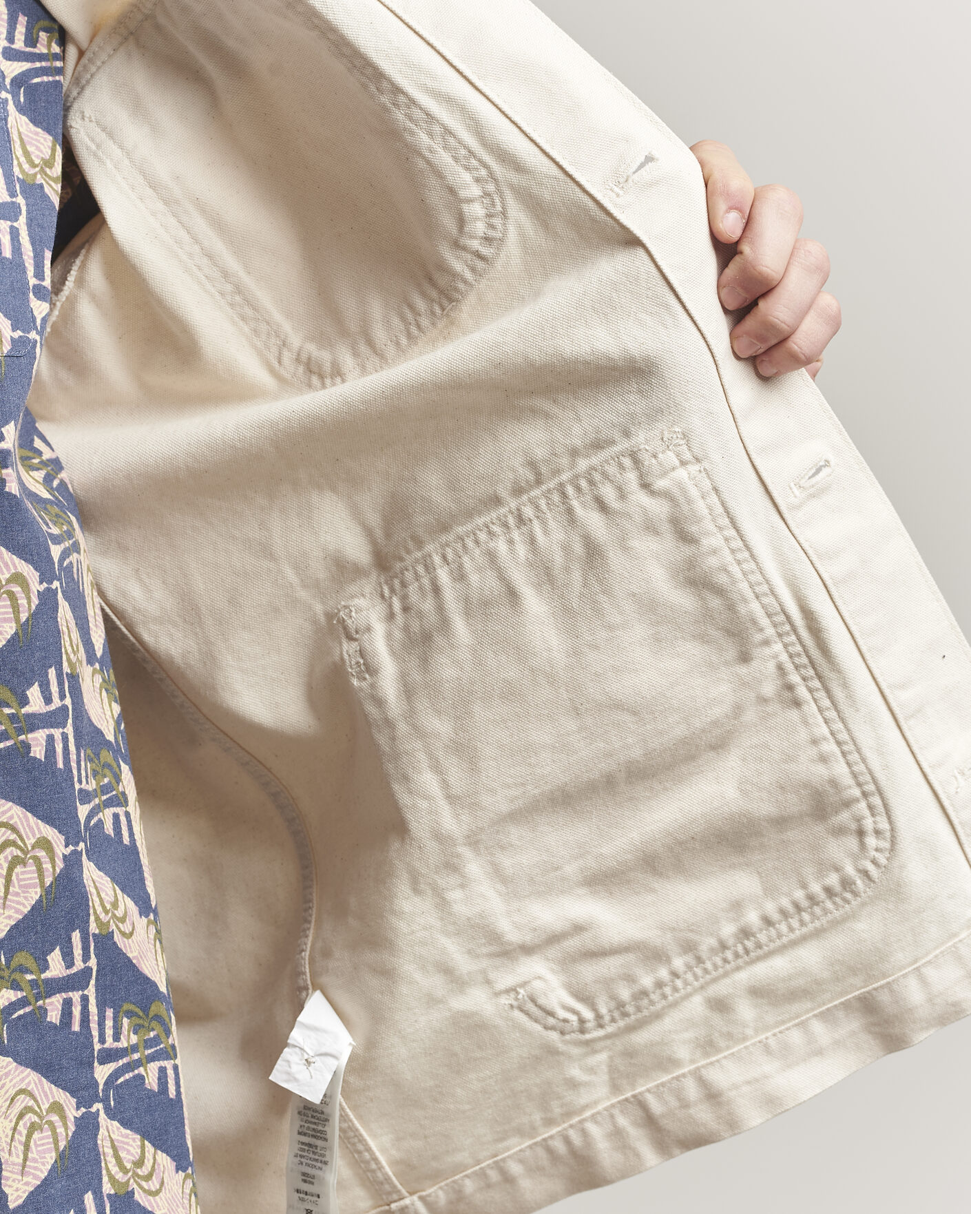 Mies | Takit | Patagonia | Point Reyes Cotton Canvas Jacket Undyed Natural