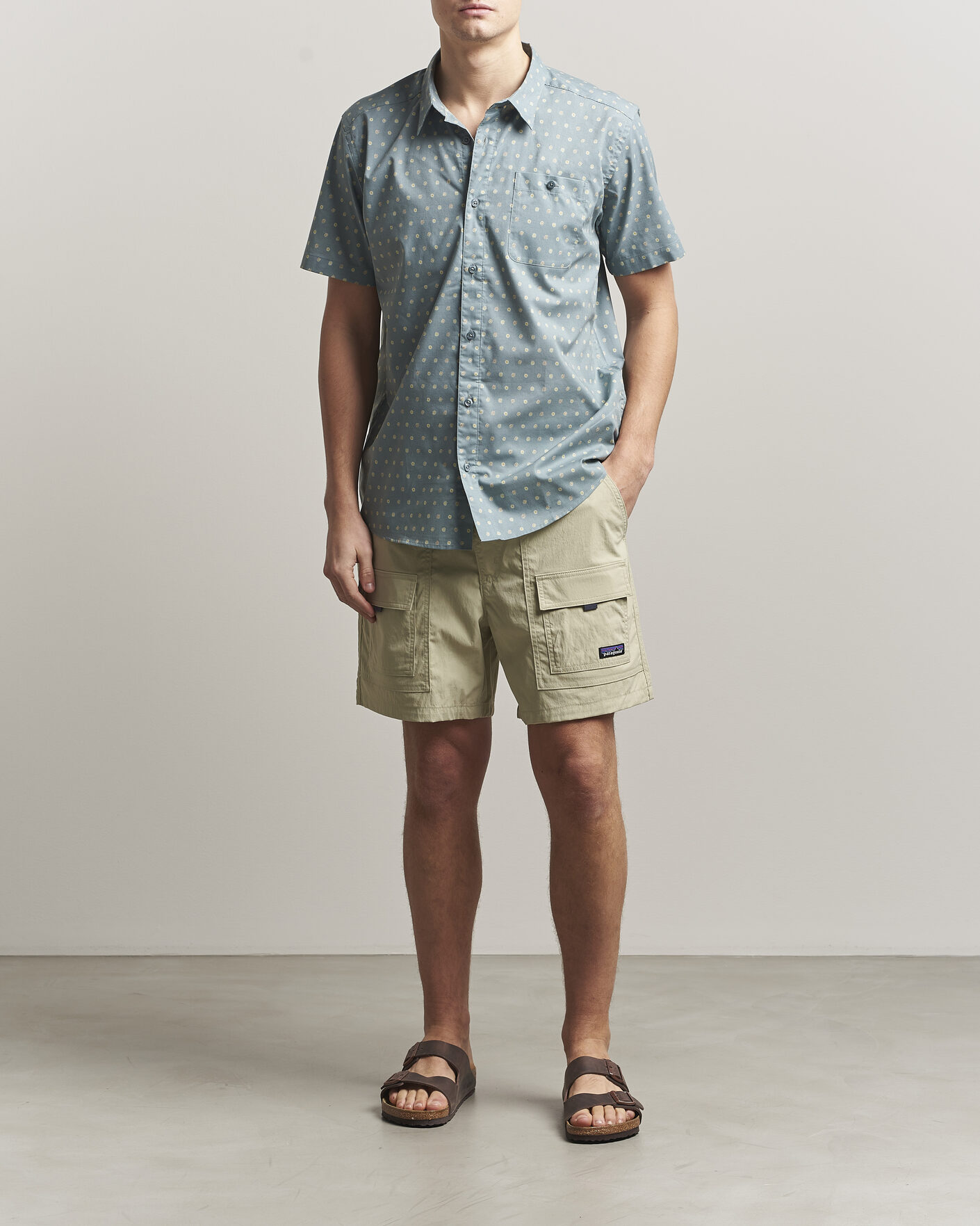 Mies | Kauluspaidat | Patagonia | Go To Short Sleeve Shirt Blue Sage