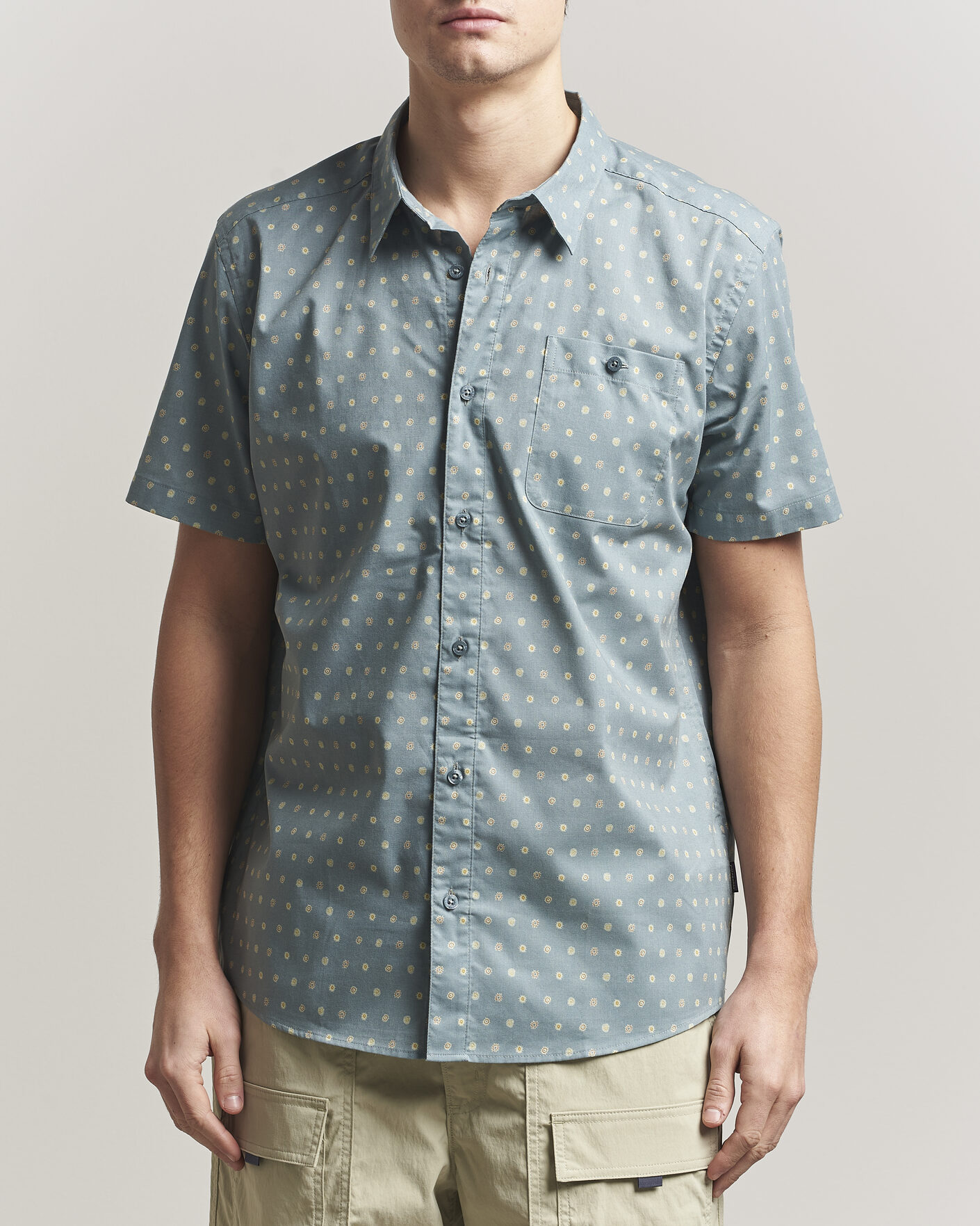 Mies | Kauluspaidat | Patagonia | Go To Short Sleeve Shirt Blue Sage