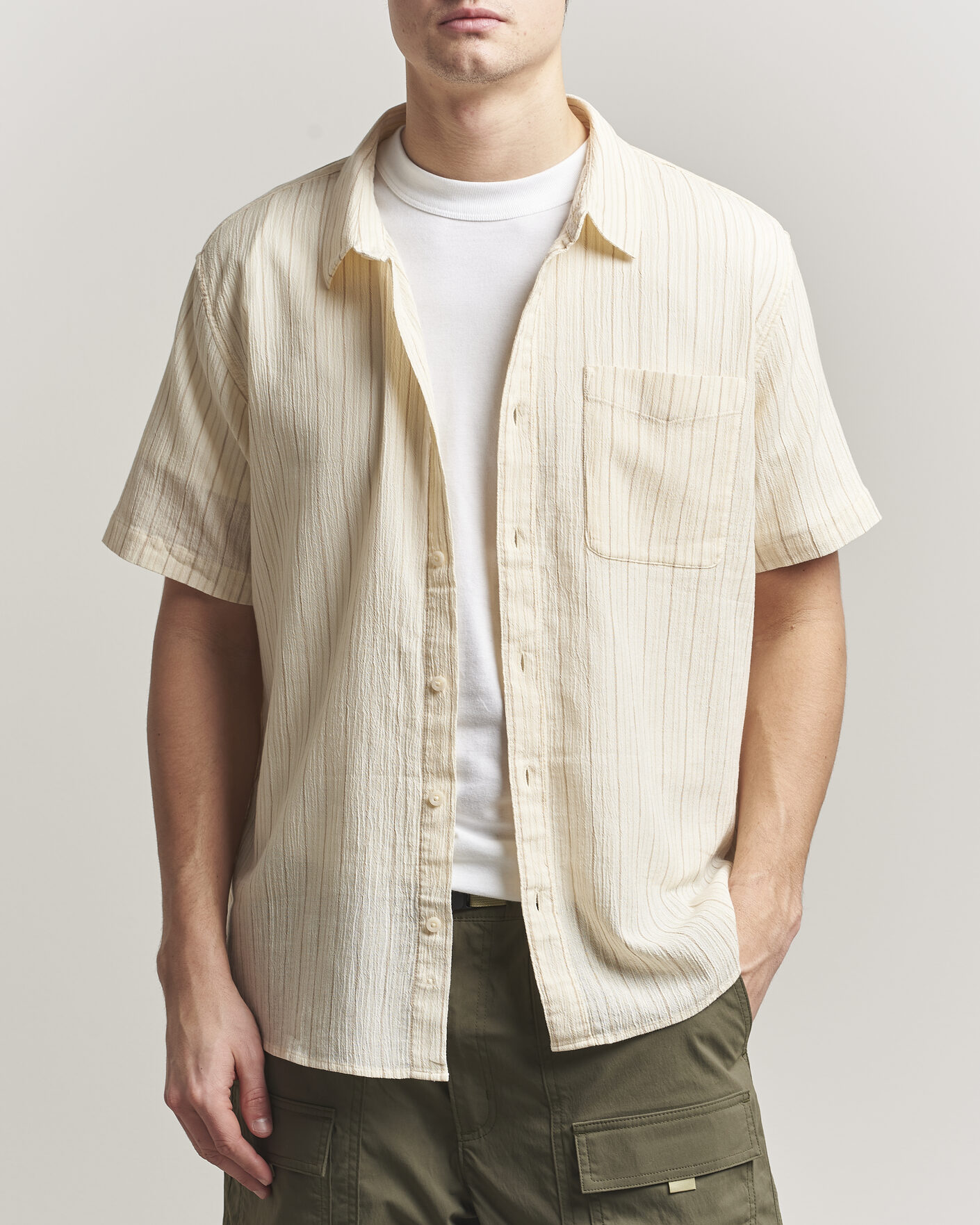 Mies | Kauluspaidat | Patagonia | AC Short Sleeve Shirt Natural