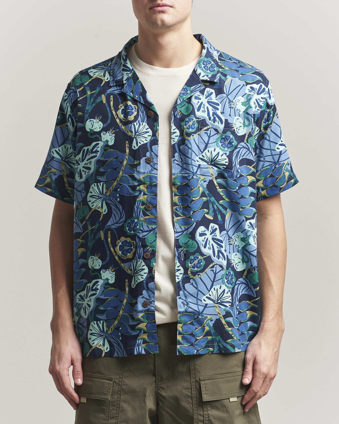 Mies | Kauluspaidat | Patagonia | Tidal Threads Short Sleeve Shirt New Navy