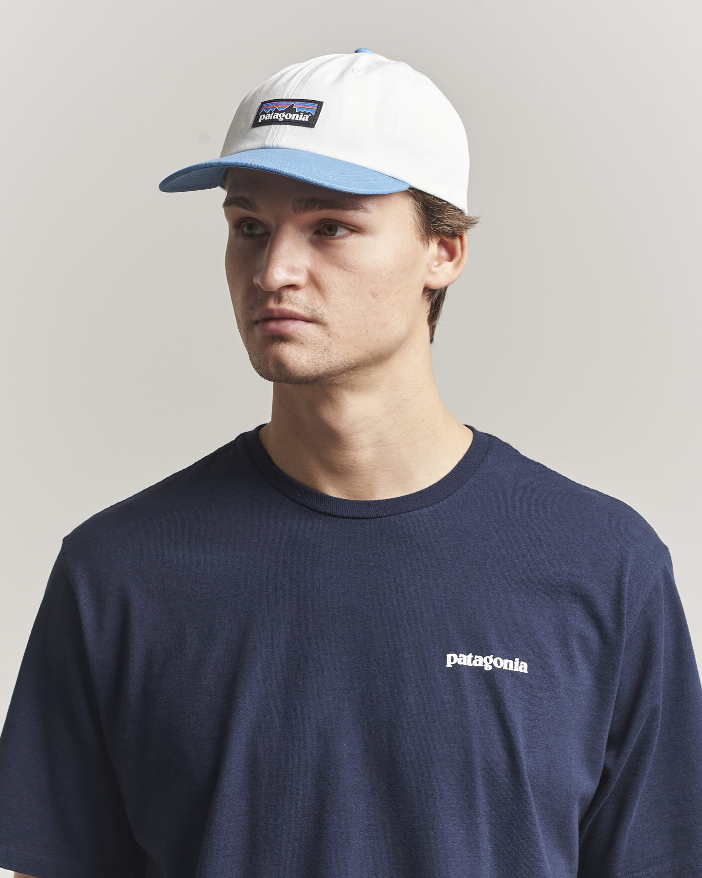 Mies | Päähineet | Patagonia | P-6 Label Trad Cap Shore Blue