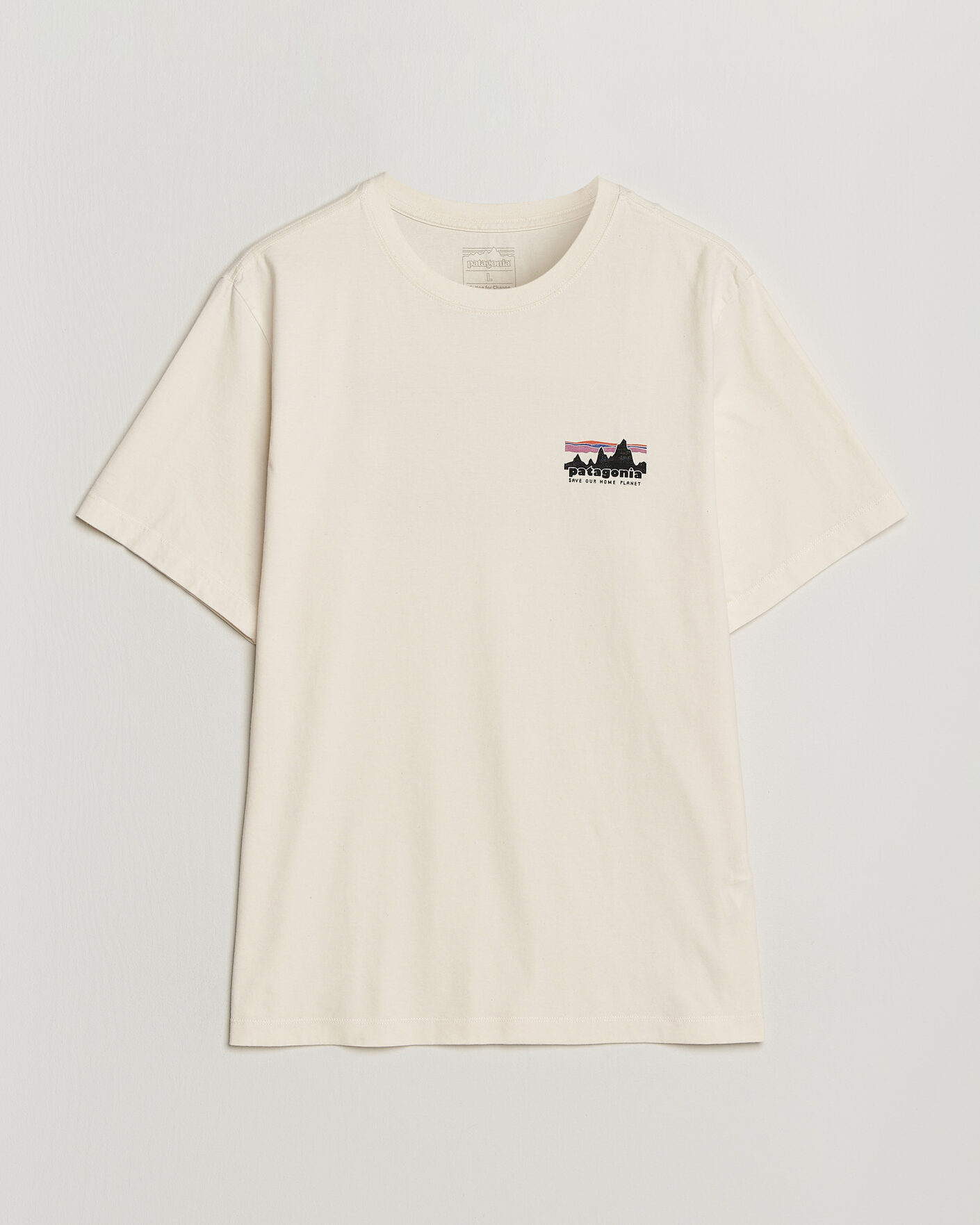 Mies | T-paidat | Patagonia | 73 Skyline Logo T-Shirt Undyed Natural