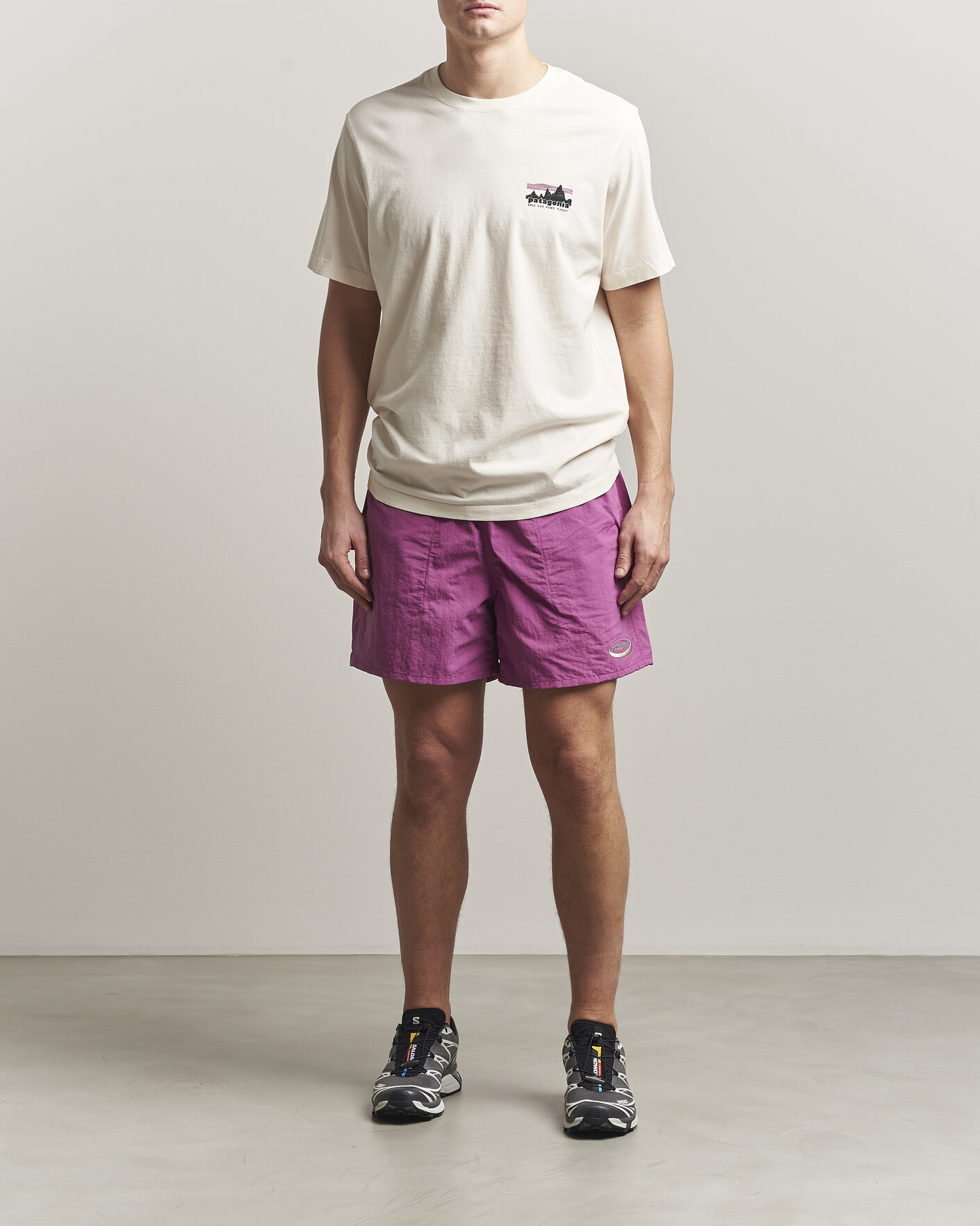 Mies | T-paidat | Patagonia | 73 Skyline Logo T-Shirt Undyed Natural
