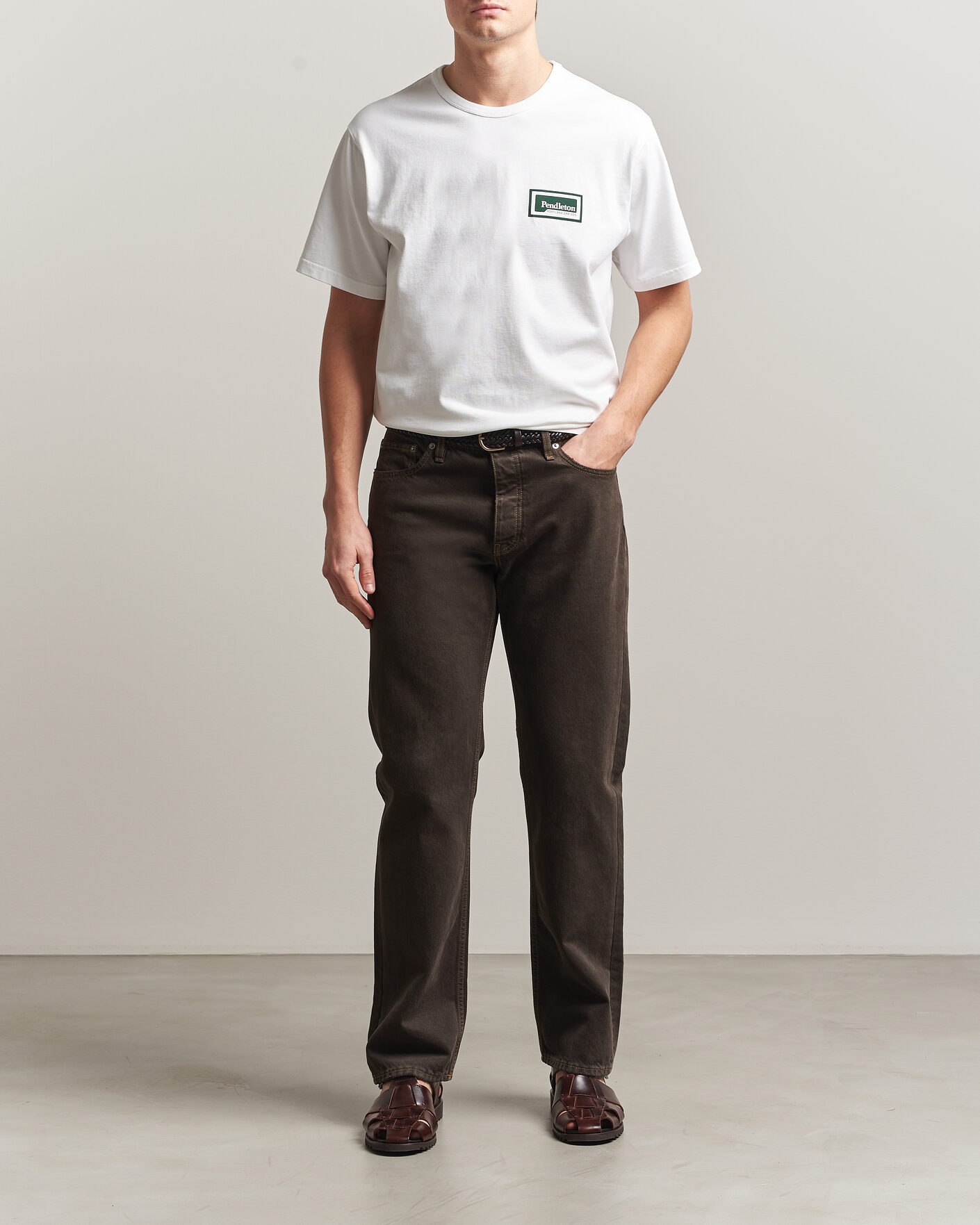 Mies | T-paidat | Pendleton | Patch Graphic Tee White