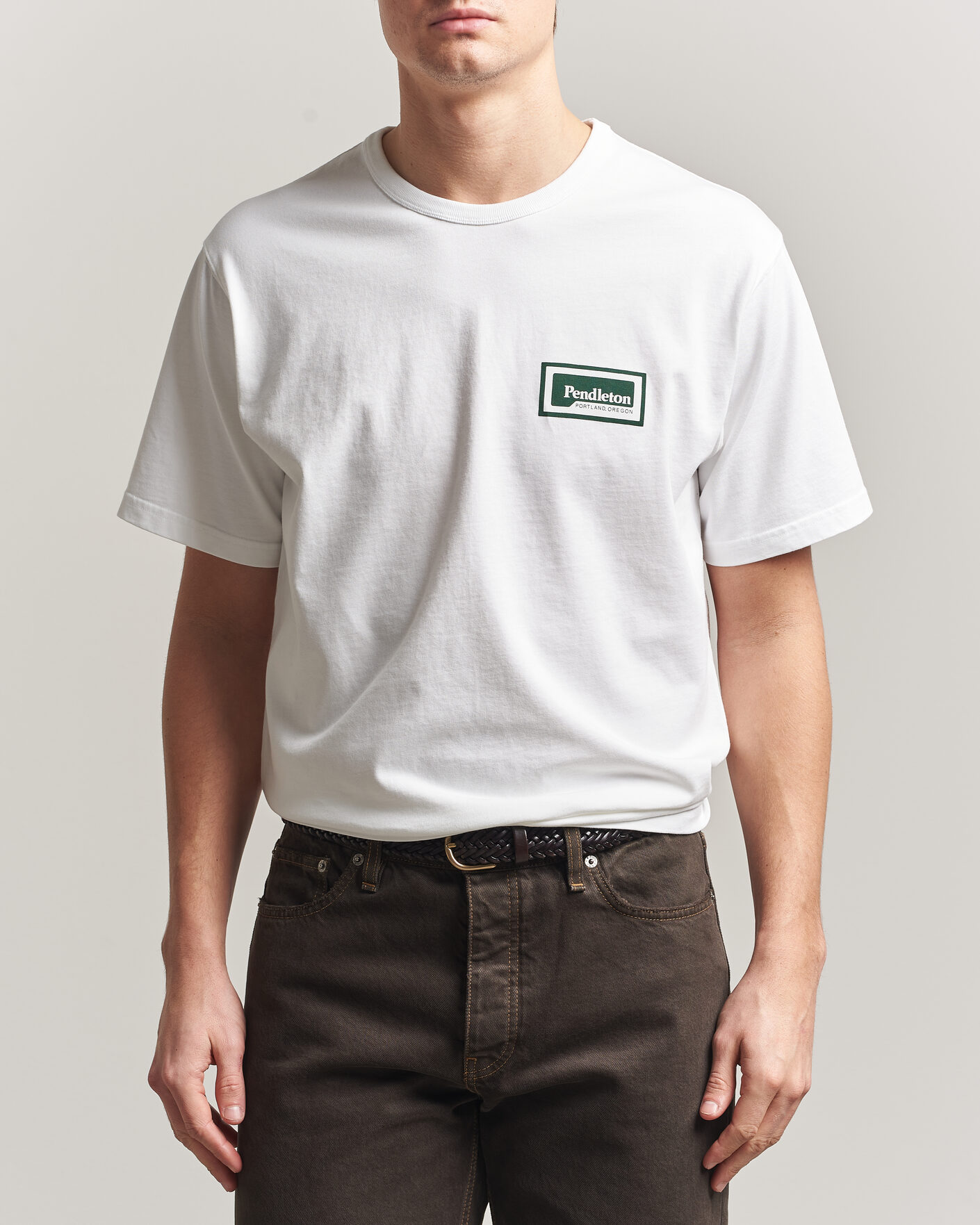 Mies | T-paidat | Pendleton | Patch Graphic Tee White