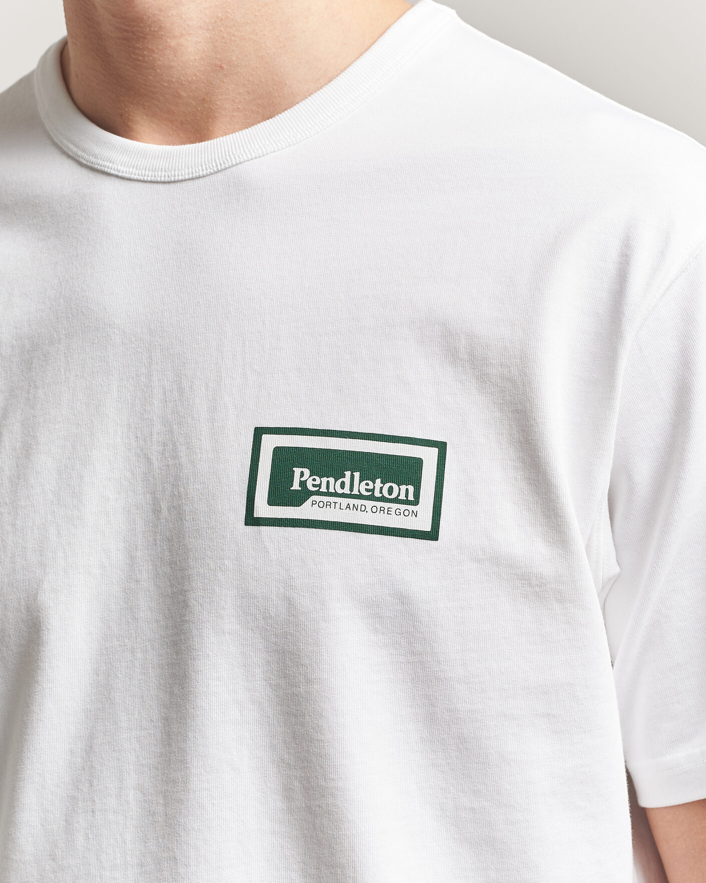 Mies | T-paidat | Pendleton | Patch Graphic Tee White