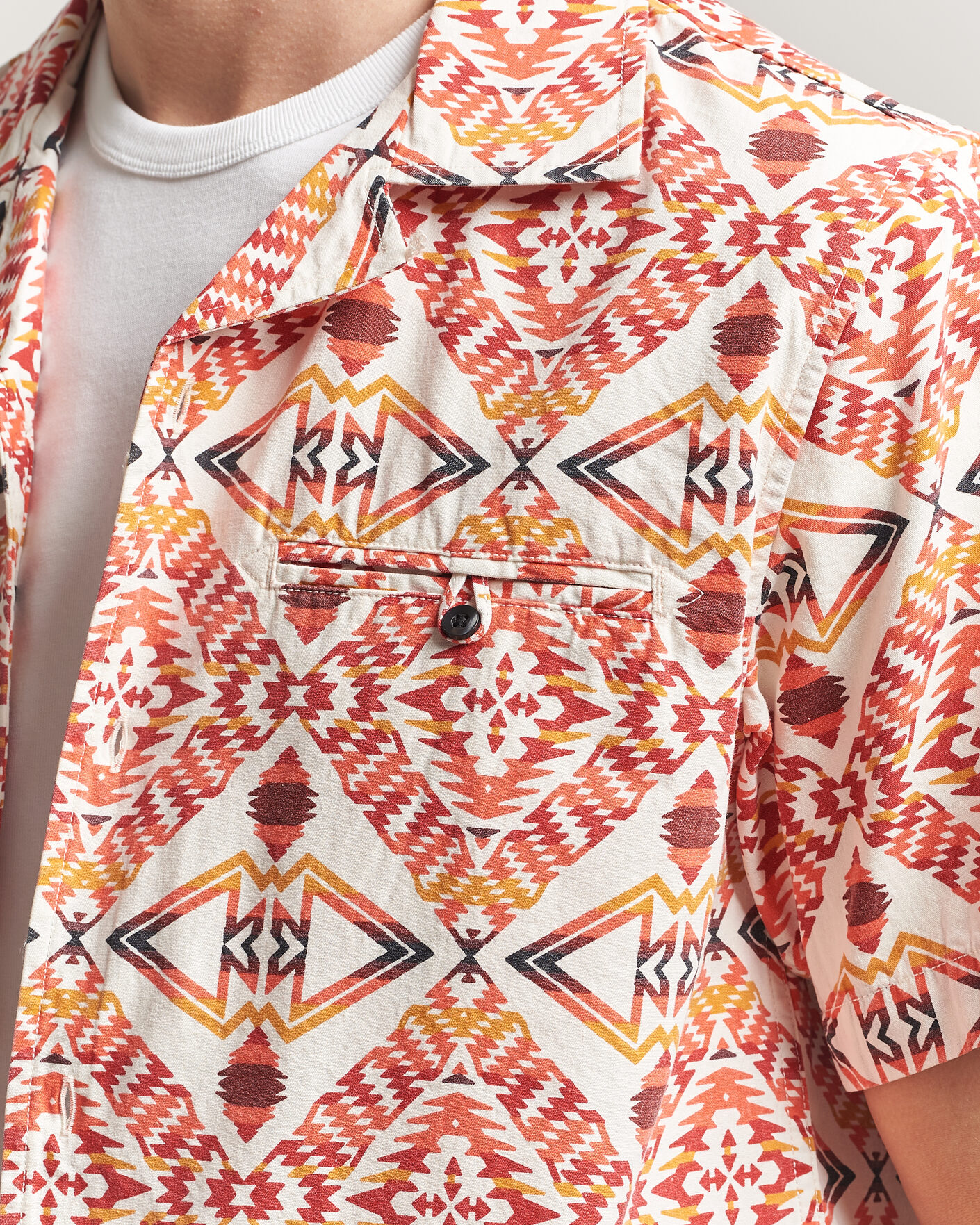 Mies | Kauluspaidat | Pendleton | Camp Shirt Thunder Earthquake/Cream