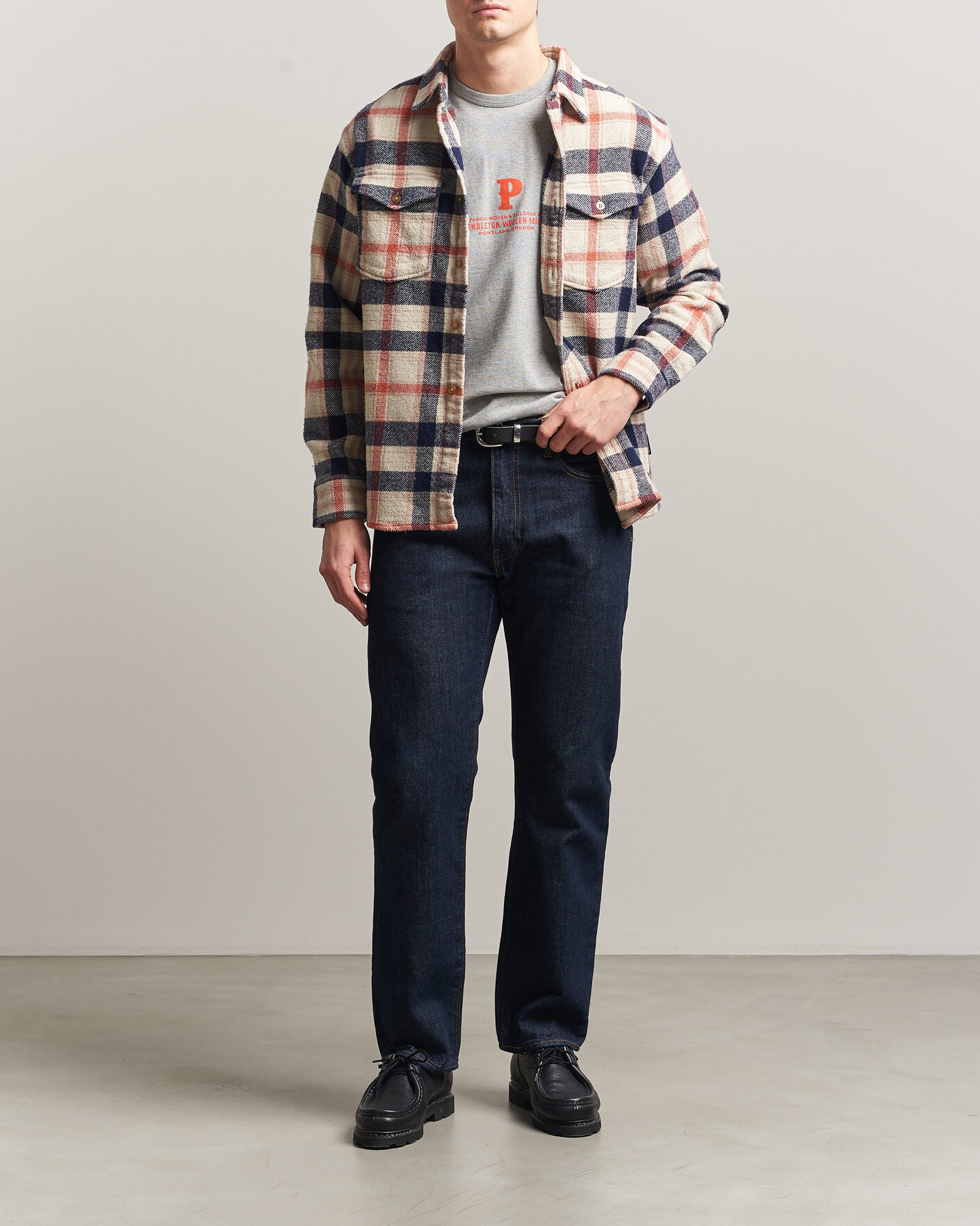 Mies | Kauluspaidat | Pendleton | Big Pocket Shirt Silver Lining