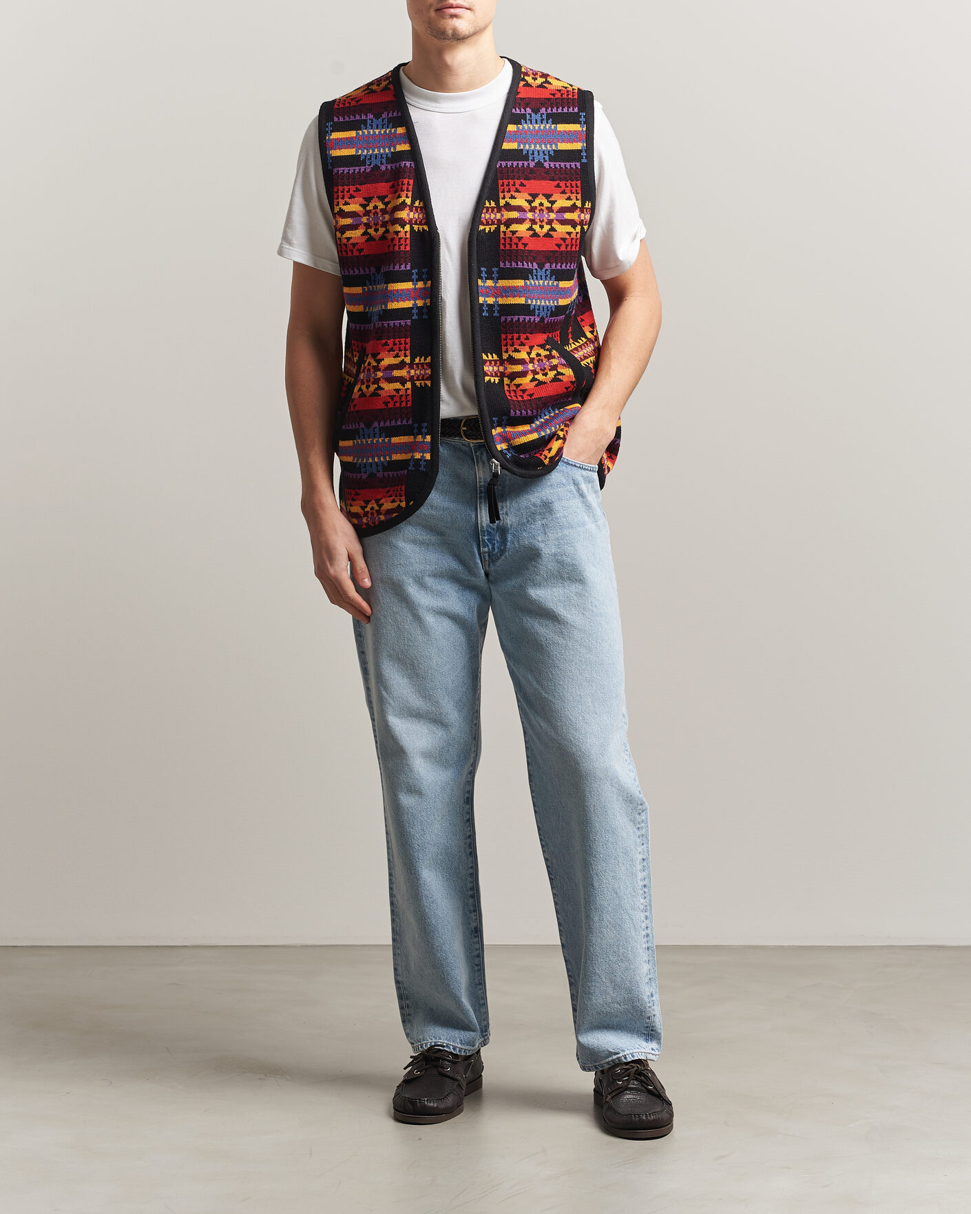 Mies | Puserot | Pendleton | Jacquard Vest Black