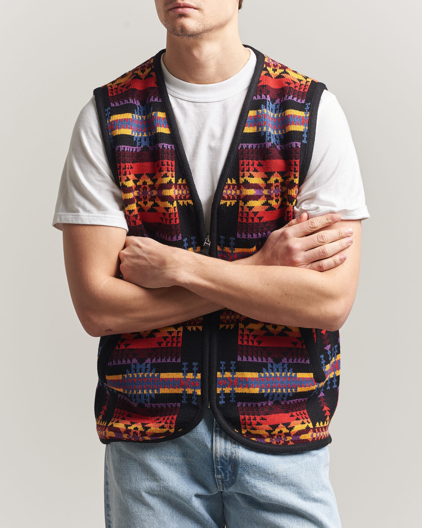 Mies | Puserot | Pendleton | Jacquard Vest Black