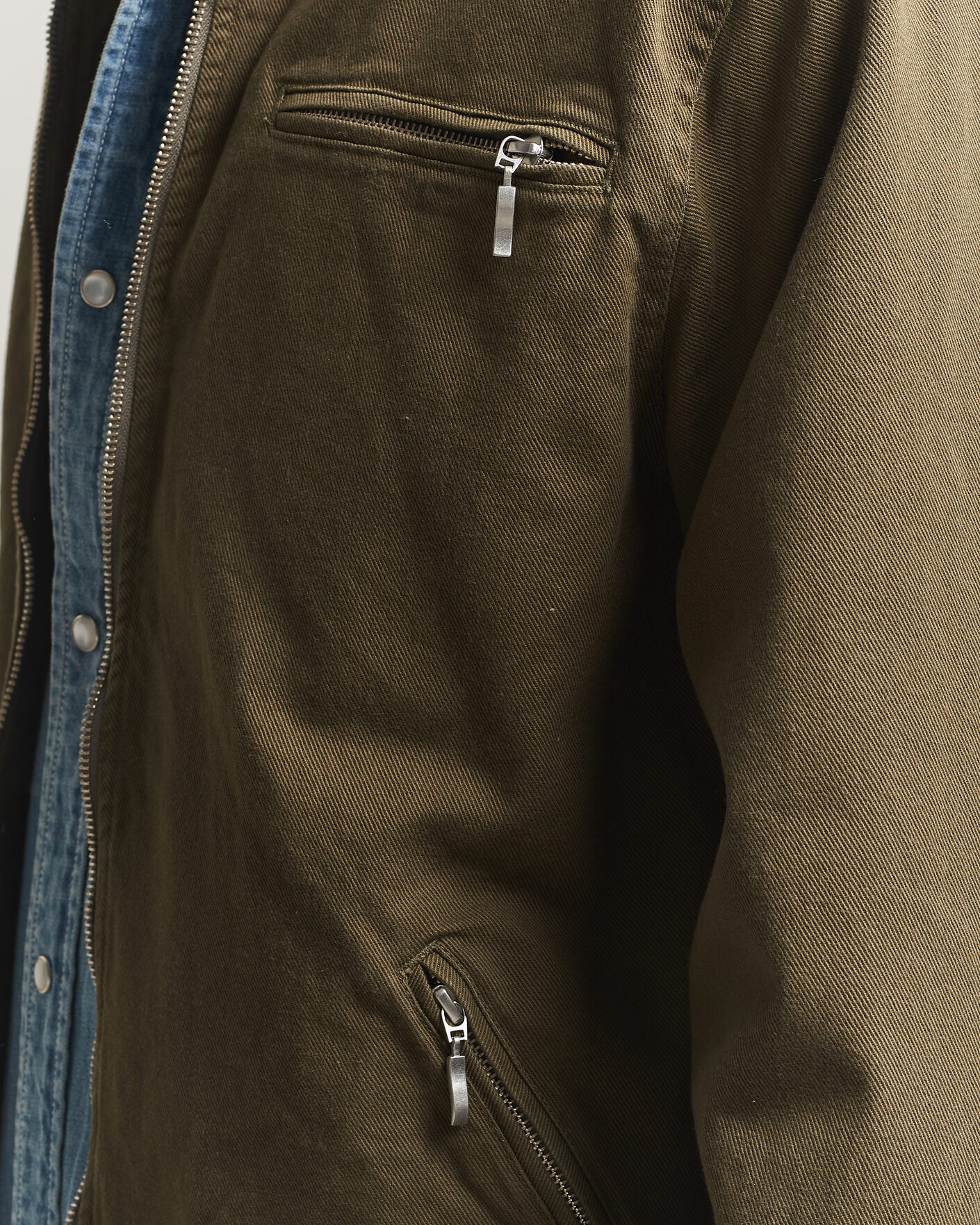 Mies | Takit | Pendleton | Blandet Lined Bomber Jacket Sage