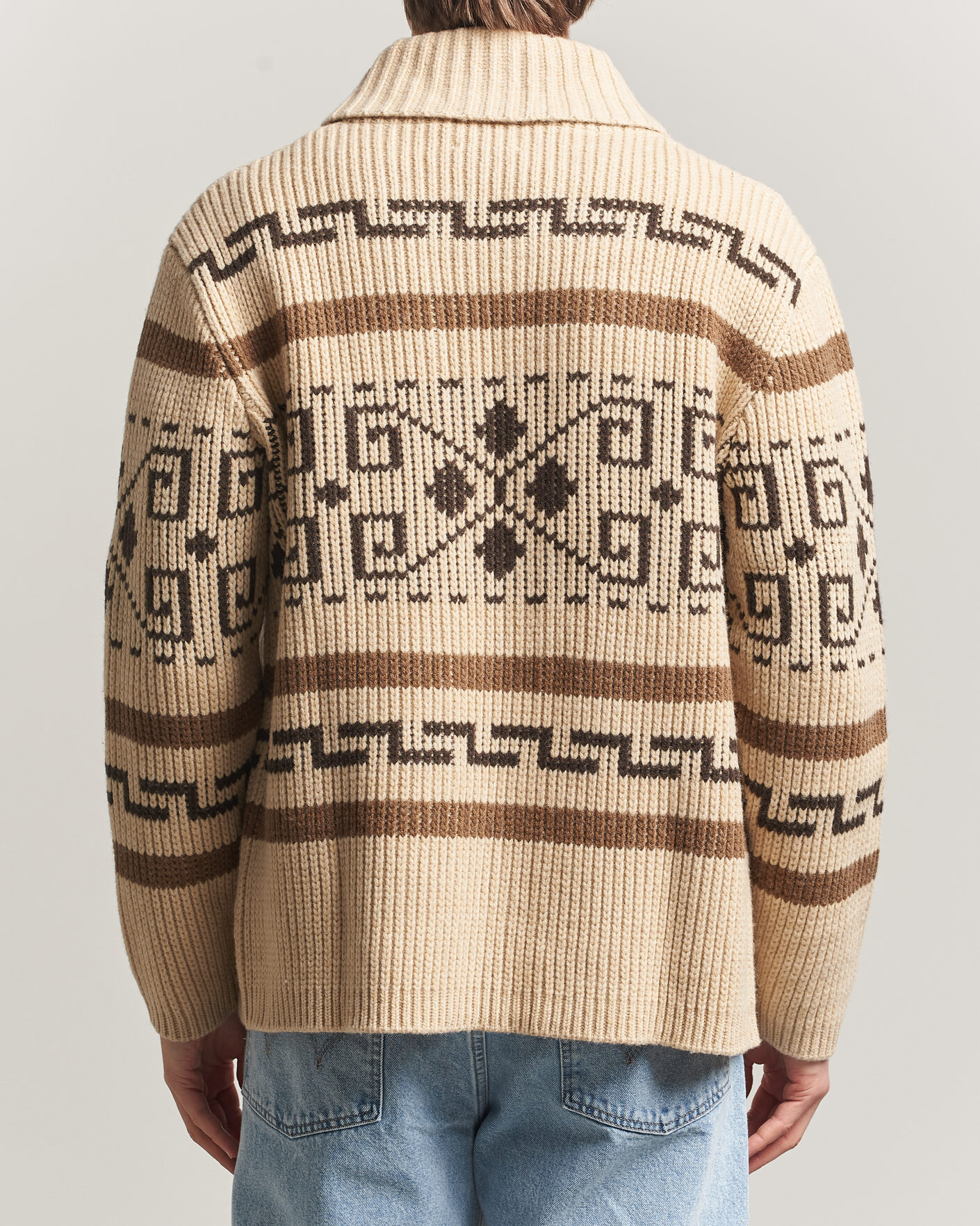 Mies | Puserot | Pendleton | Original Westerley Cardigan Tan/Brown