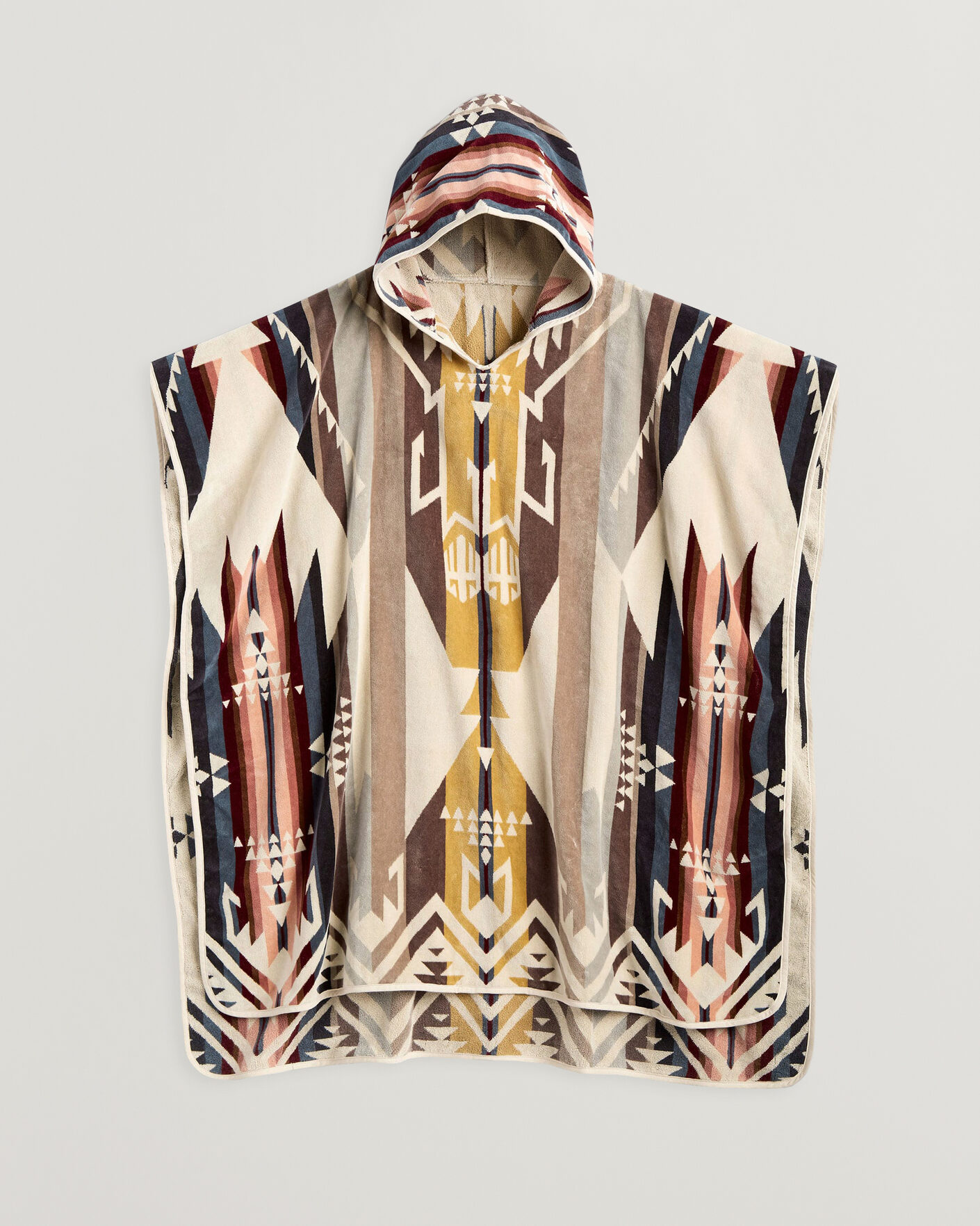 Mies | Yöpuvut ja kylpytakit | Pendleton | Jacquard Hooded Towel White Sands Tan