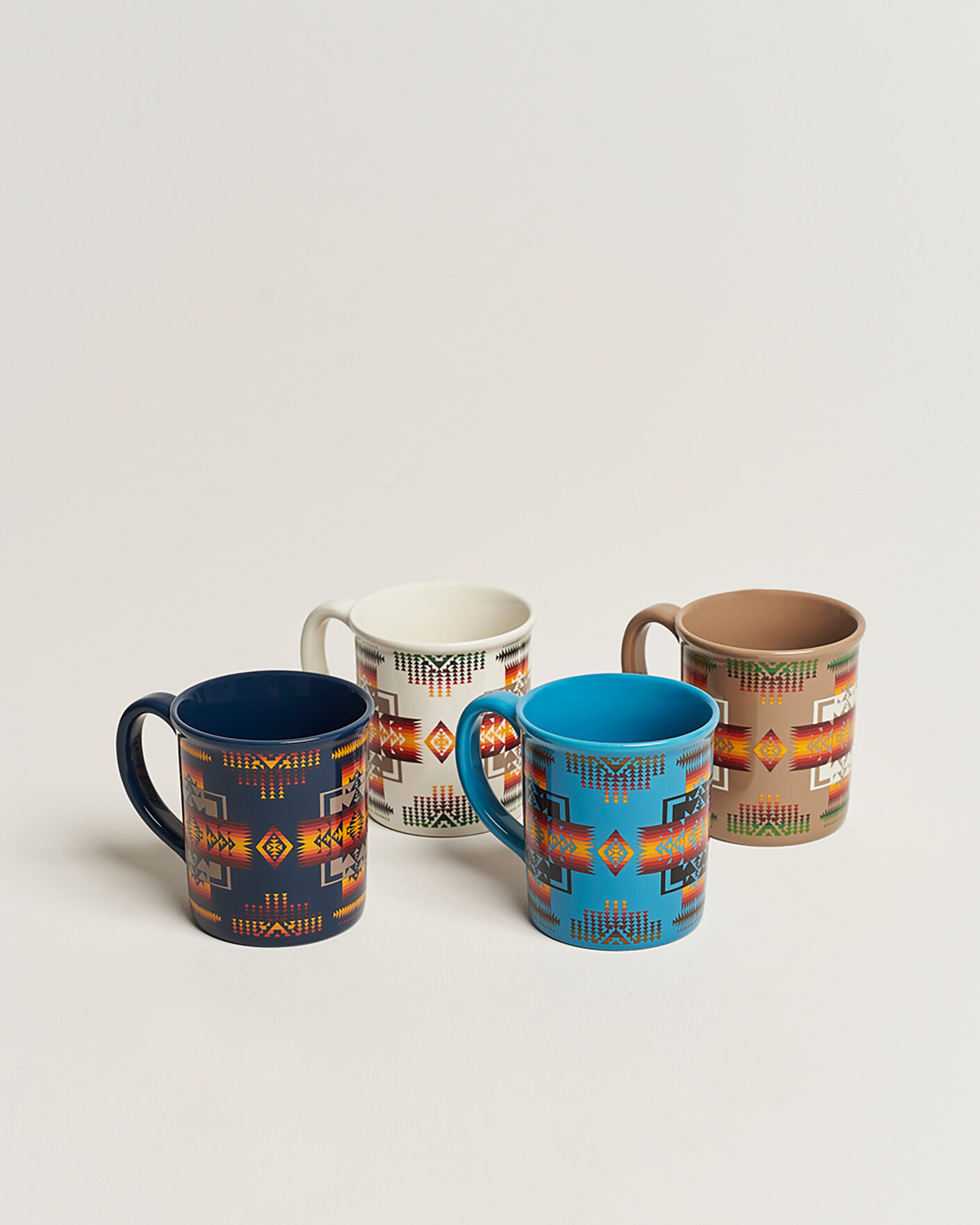 Mies | Kotiin | Pendleton | 4-Pack Ceramic Mug Set Chief Joseph