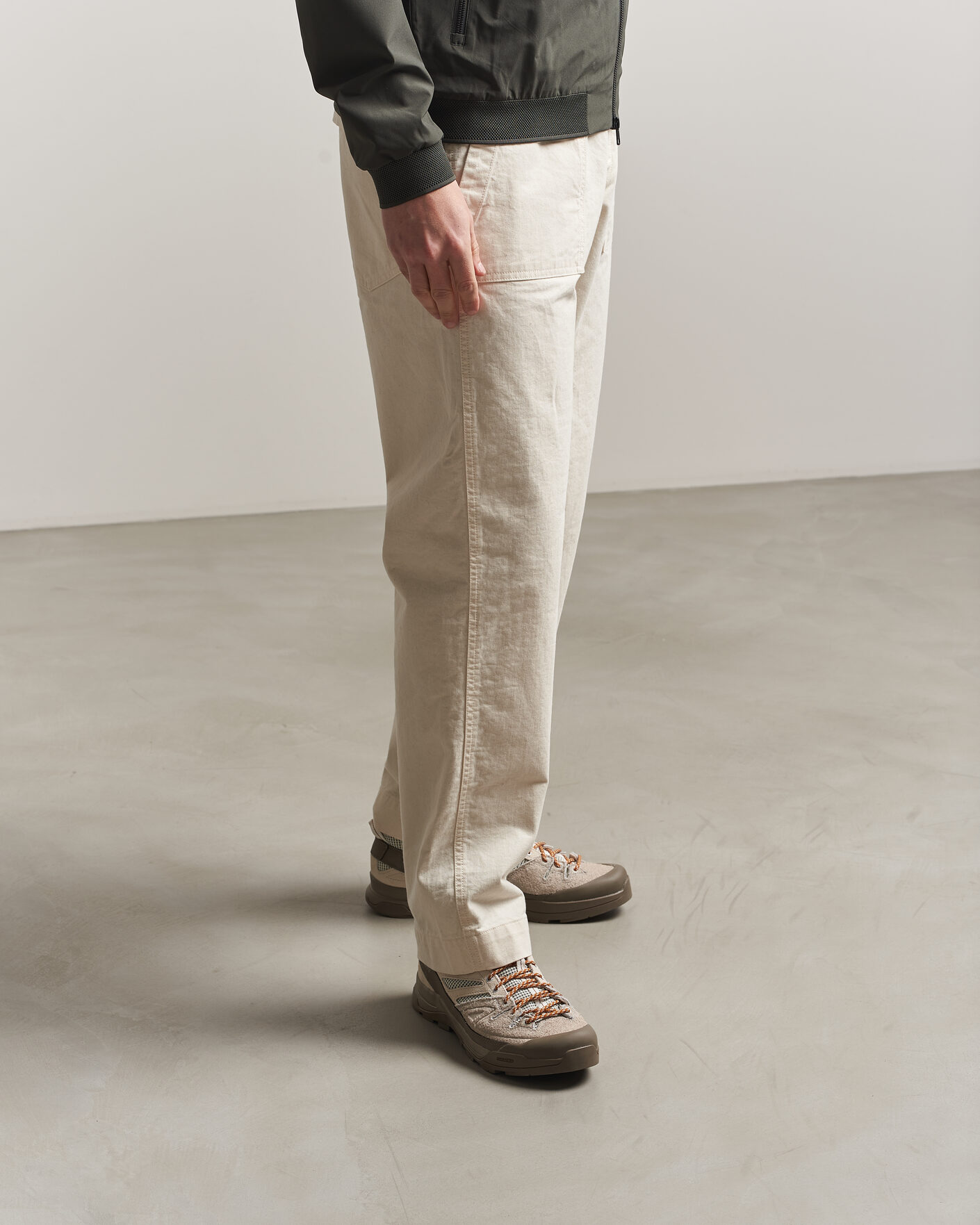 Mies | Maastojuoksukengät | Salomon | X-ALP Woven Sneakers Walnut/Silver Cloud