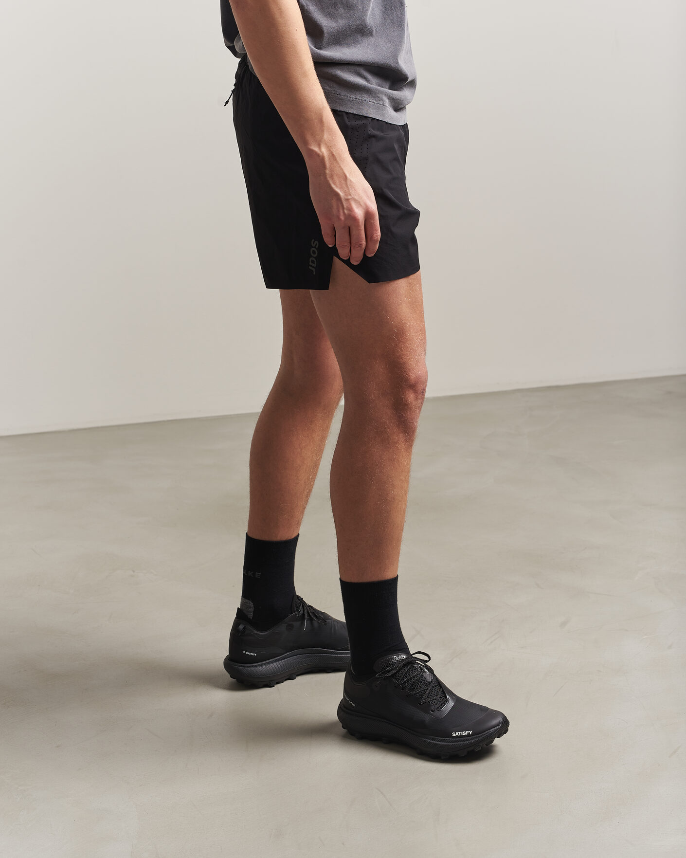 Mies | Juoksukengät | Satisfy | The Rocker Trail Shoes Jet Black