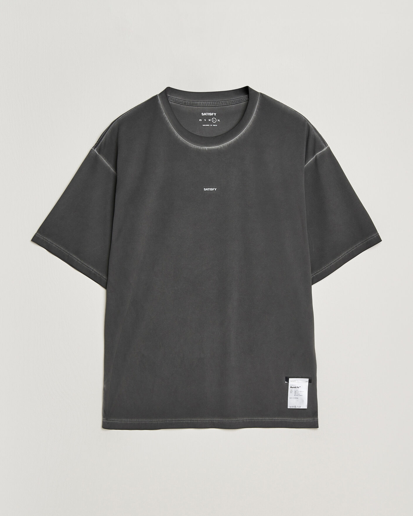 Mies | T-paidat | Satisfy | AuraLite T-Shirt Pigment Black