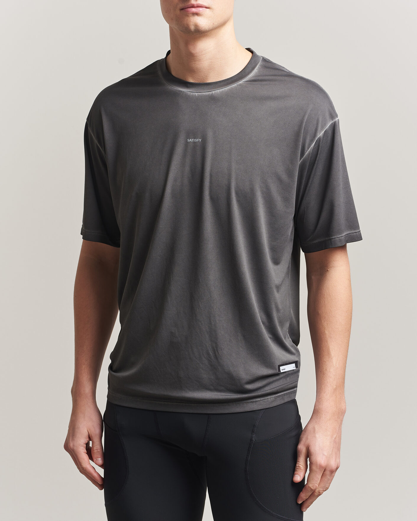 Mies | T-paidat | Satisfy | AuraLite T-Shirt Pigment Black