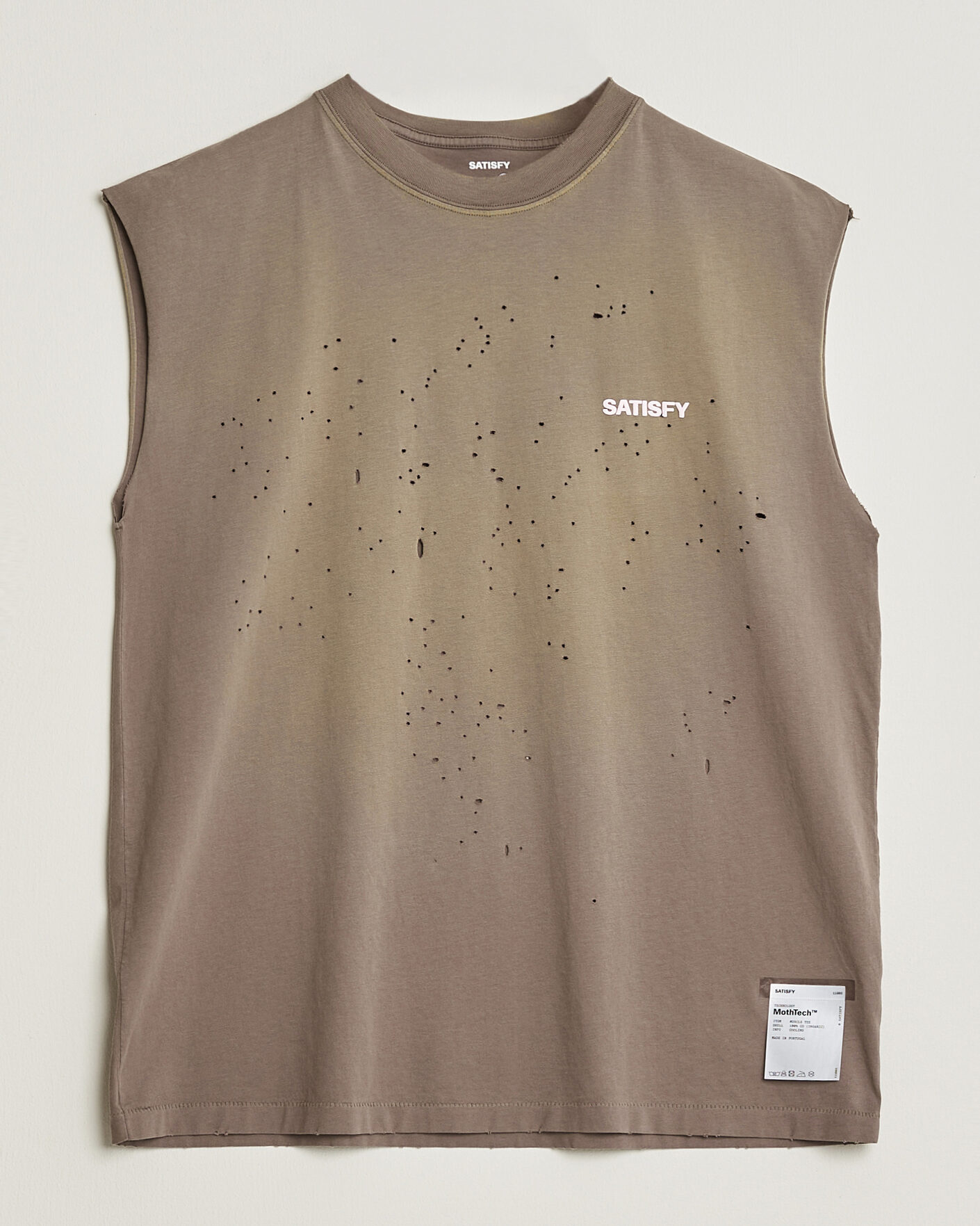 Mies | T-paidat | Satisfy | MothTech Muscle Tee Sun Bleached Falcon