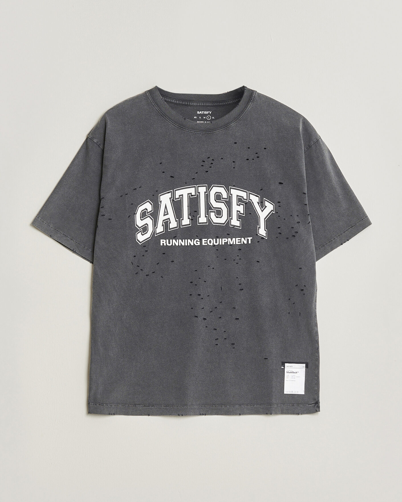 Mies | T-paidat | Satisfy | MothTech T-Shirt Aged Black