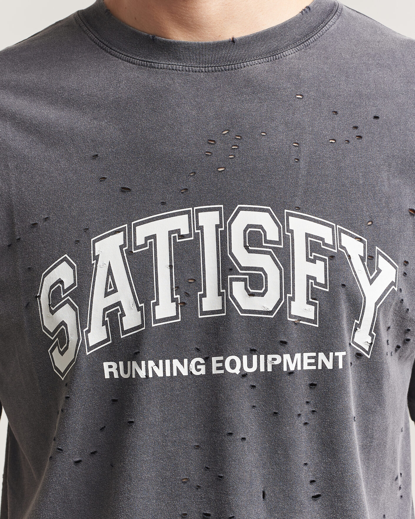 Mies | T-paidat | Satisfy | MothTech T-Shirt Aged Black