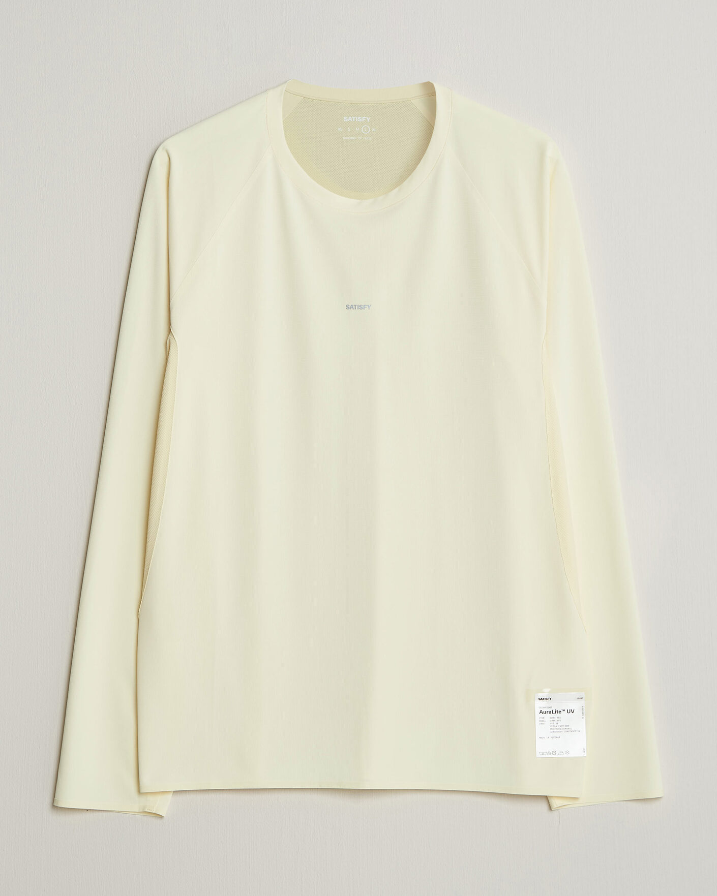 Mies | T-paidat | Satisfy | AuraLite UV Long Sleeve T-Shirt Transparent Yellow