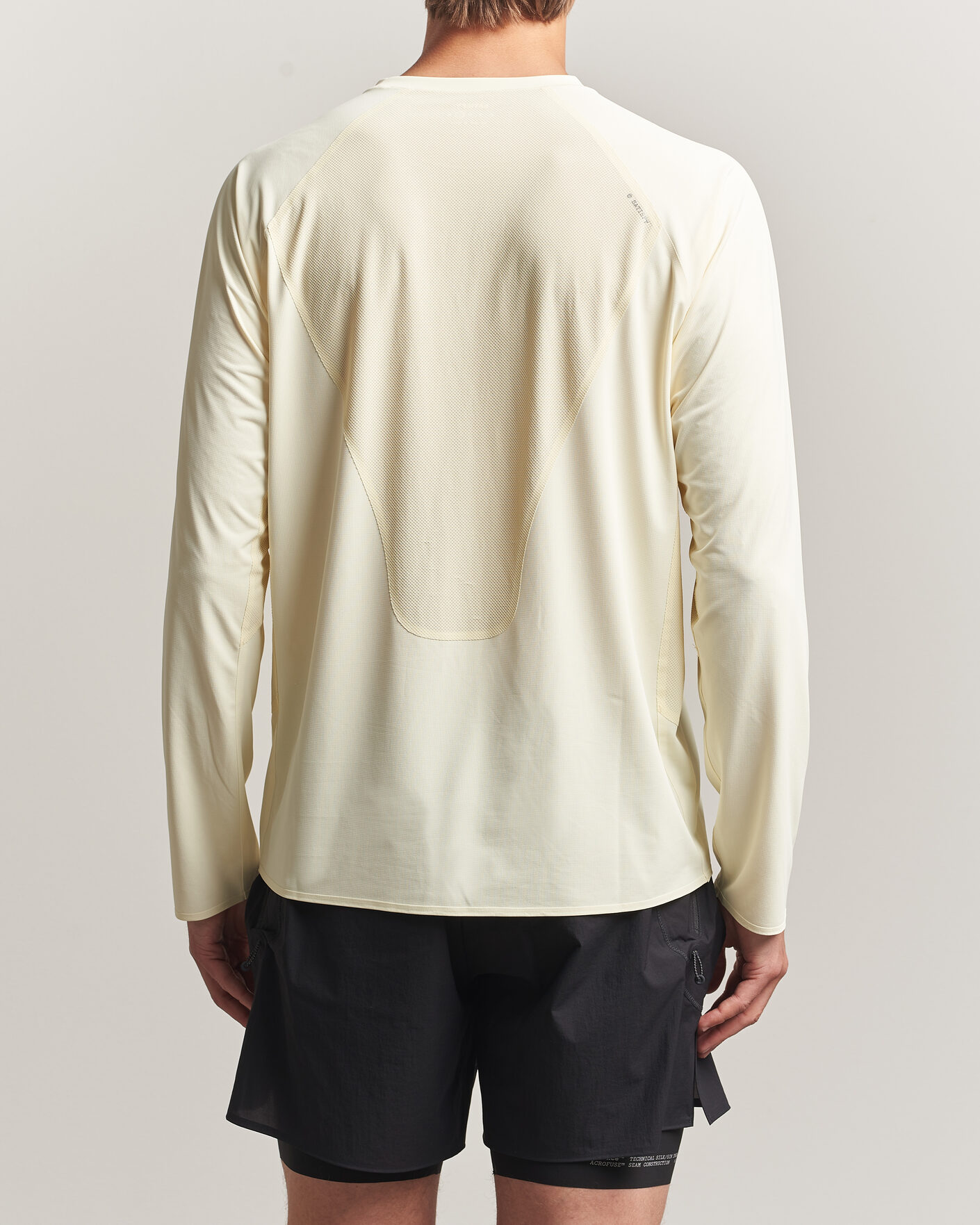 Mies | T-paidat | Satisfy | AuraLite UV Long Sleeve T-Shirt Transparent Yellow