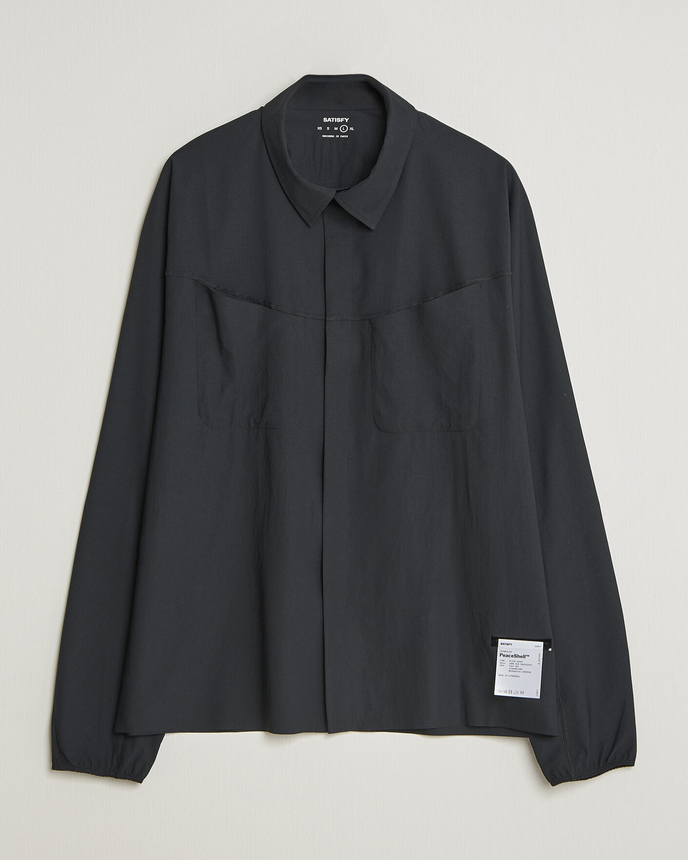 Mies | Kauluspaidat | Satisfy | PeaceShell River Shirt Black