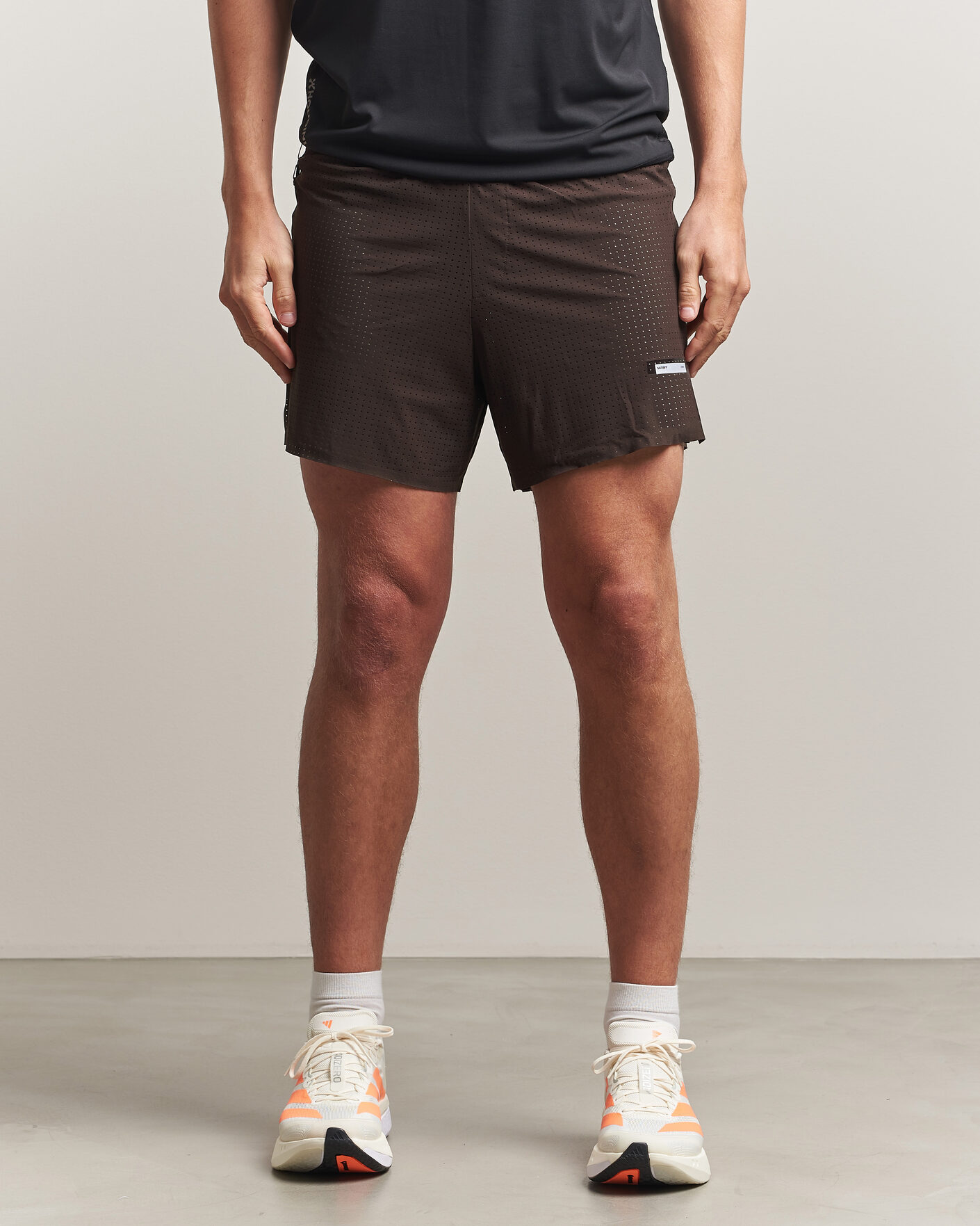 Mies | Shortsit | Satisfy | Space-O 5 Inch Shorts Deep Mahogany