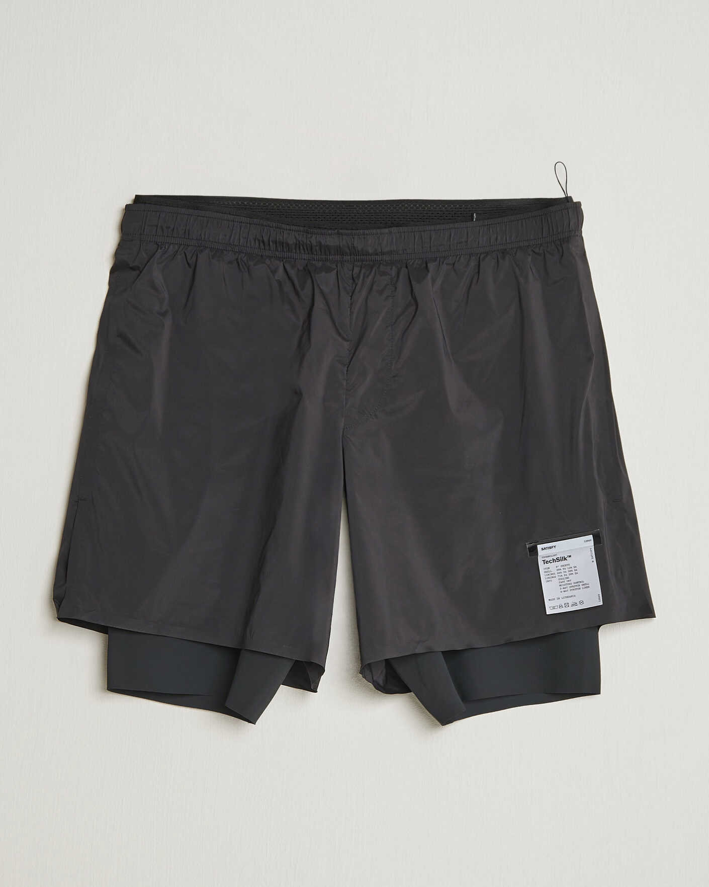 Mies | Shortsit | Satisfy | TechSilk 8 Inch Shorts Black