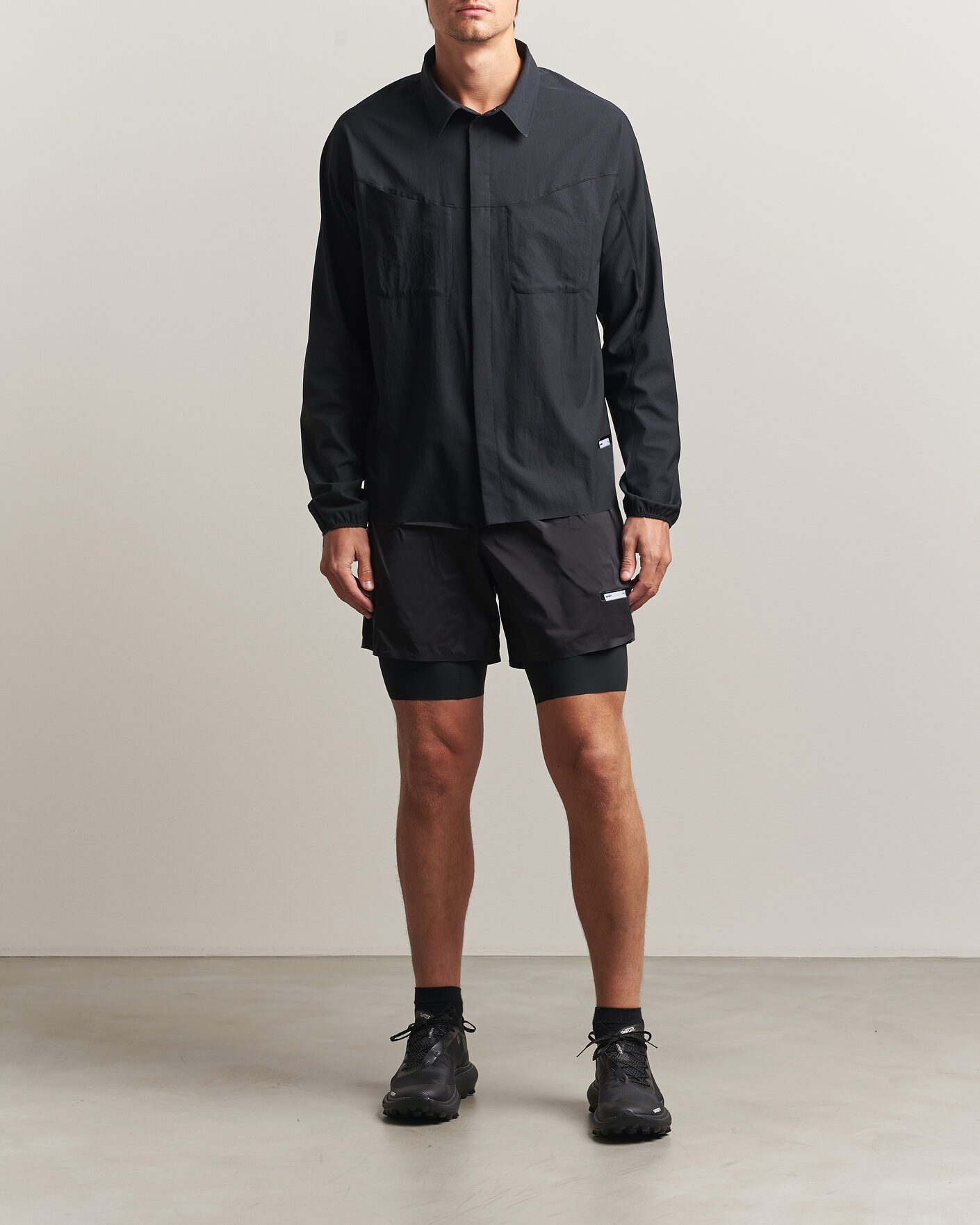 Mies | Shortsit | Satisfy | TechSilk 8 Inch Shorts Black