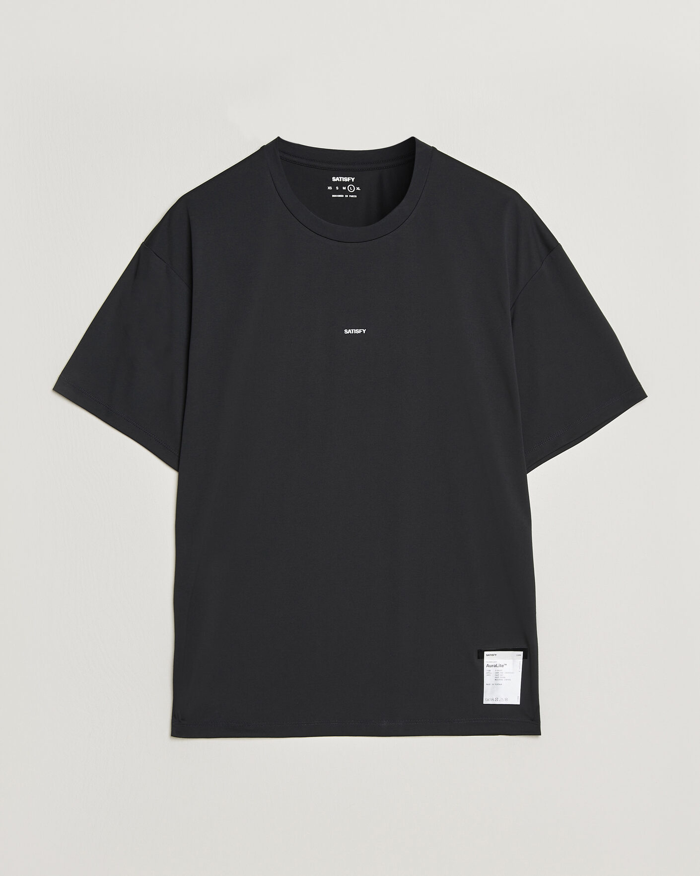 Mies | T-paidat | Satisfy | AuraLite T-Shirt Black