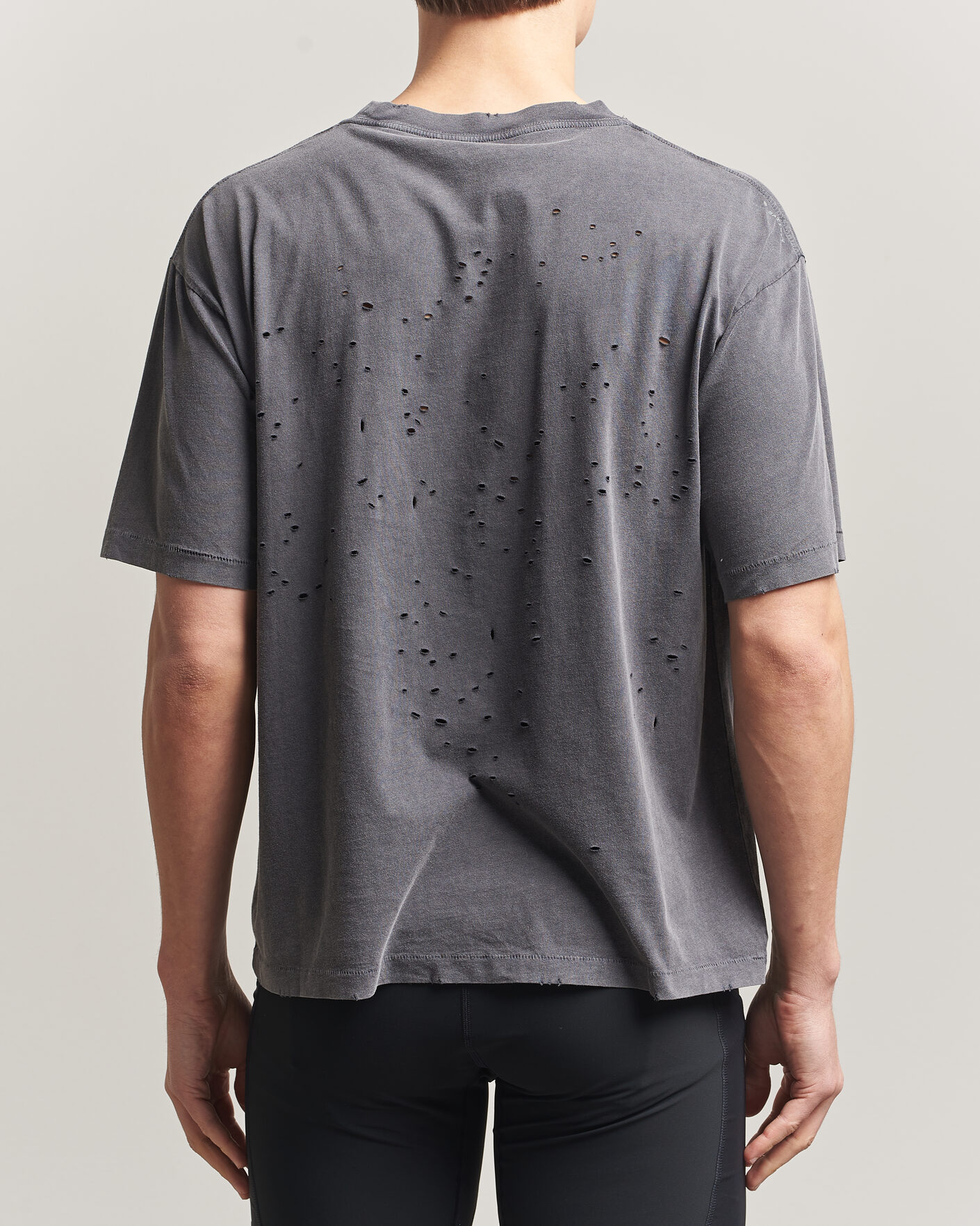 Mies | T-paidat | Satisfy | MothTech Small Logo T-Shirt Aged Black