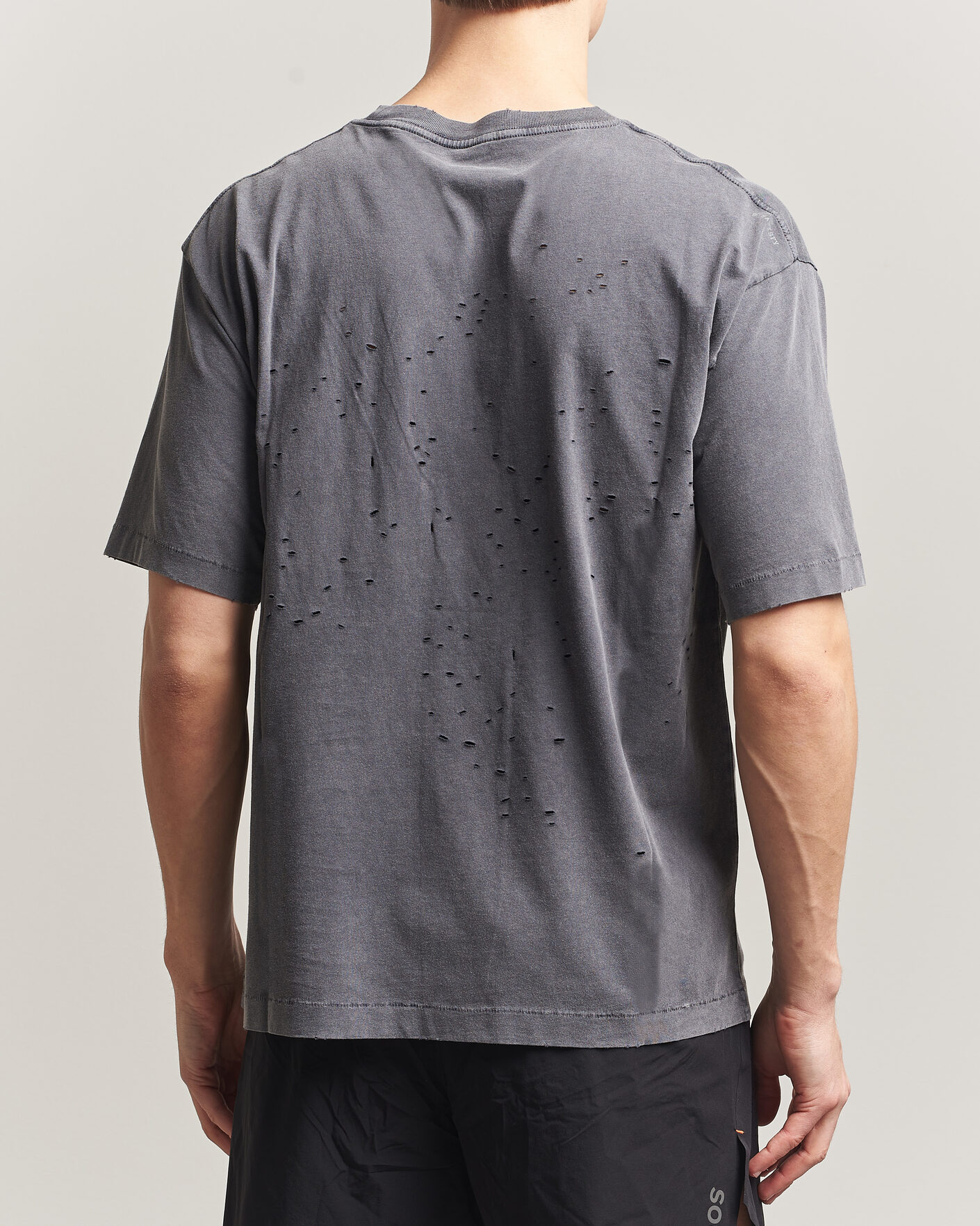 Mies | T-paidat | Satisfy | MothTech Small Logo T-Shirt Aged Black