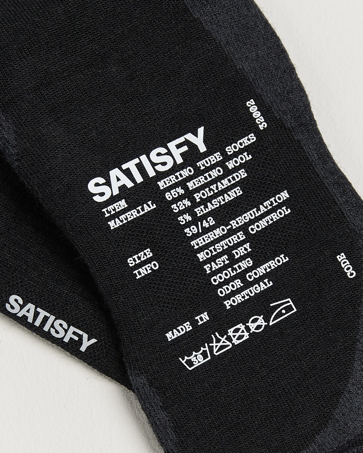 Mies | Alusvaatteet | Satisfy | Merino Tube Socks Black