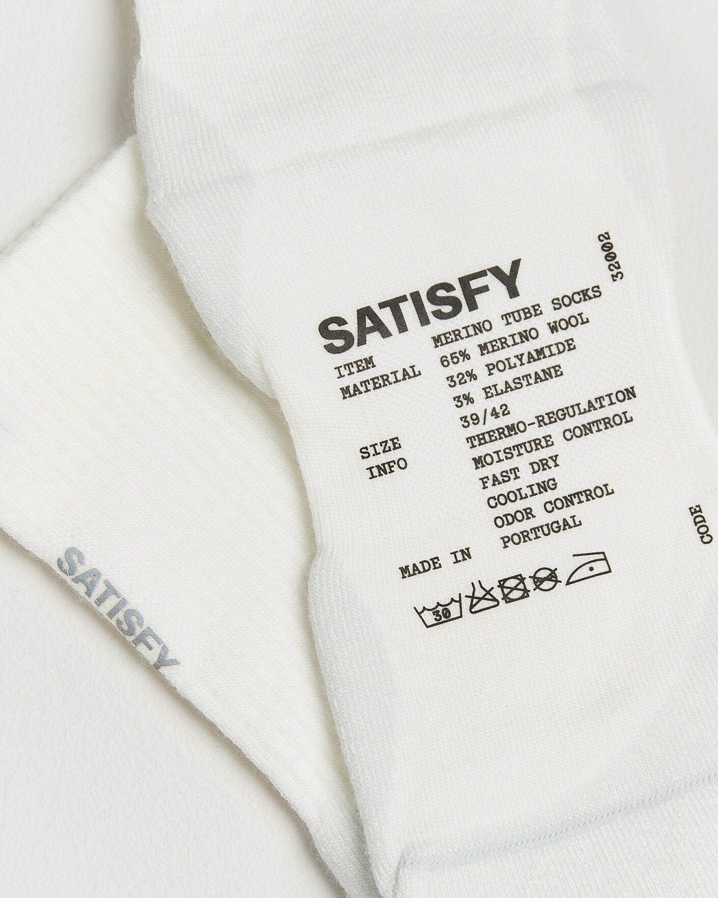 Mies | Alusvaatteet | Satisfy | Merino Tube Socks White